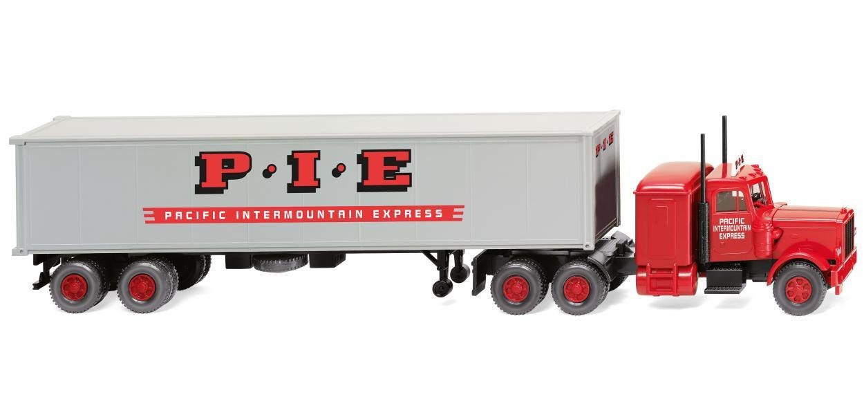 Modellauto Wiking 52706 Containersattelzug (Peterbilt