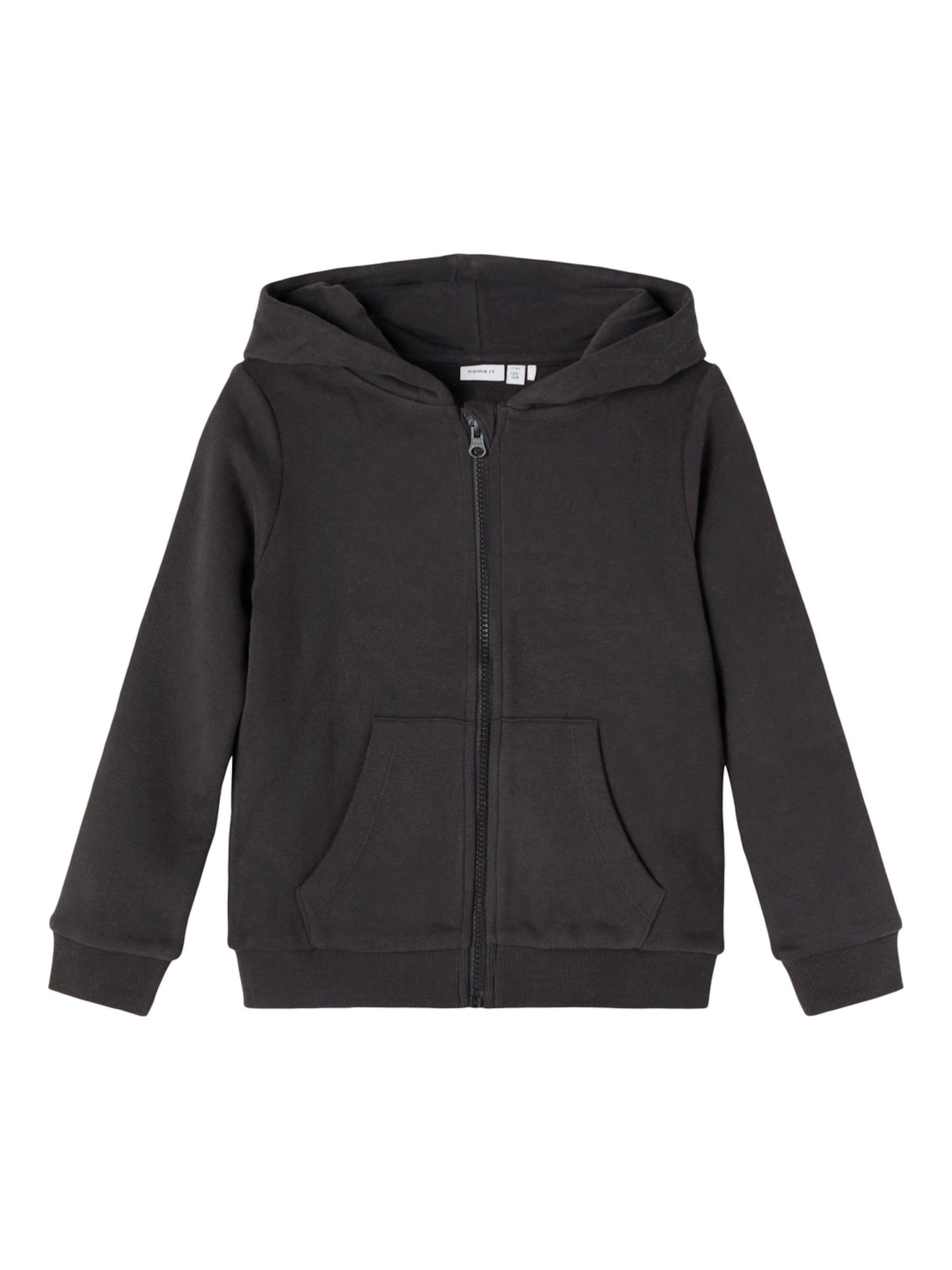 Name It Sweatjacke Lena (1-tlg) Plain/ohne Details black