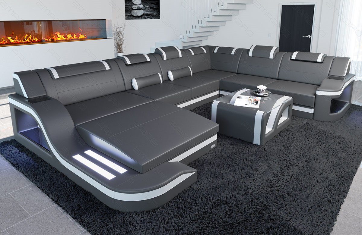 Sofa Dreams Wohnlandschaft Ledercouch Sofa Leder günstig online kaufen