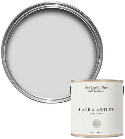 LAURA ASHLEY Wandfarbe »Fine Quality Paint MATT EMULSION grey shades«, matt, 2,5 L