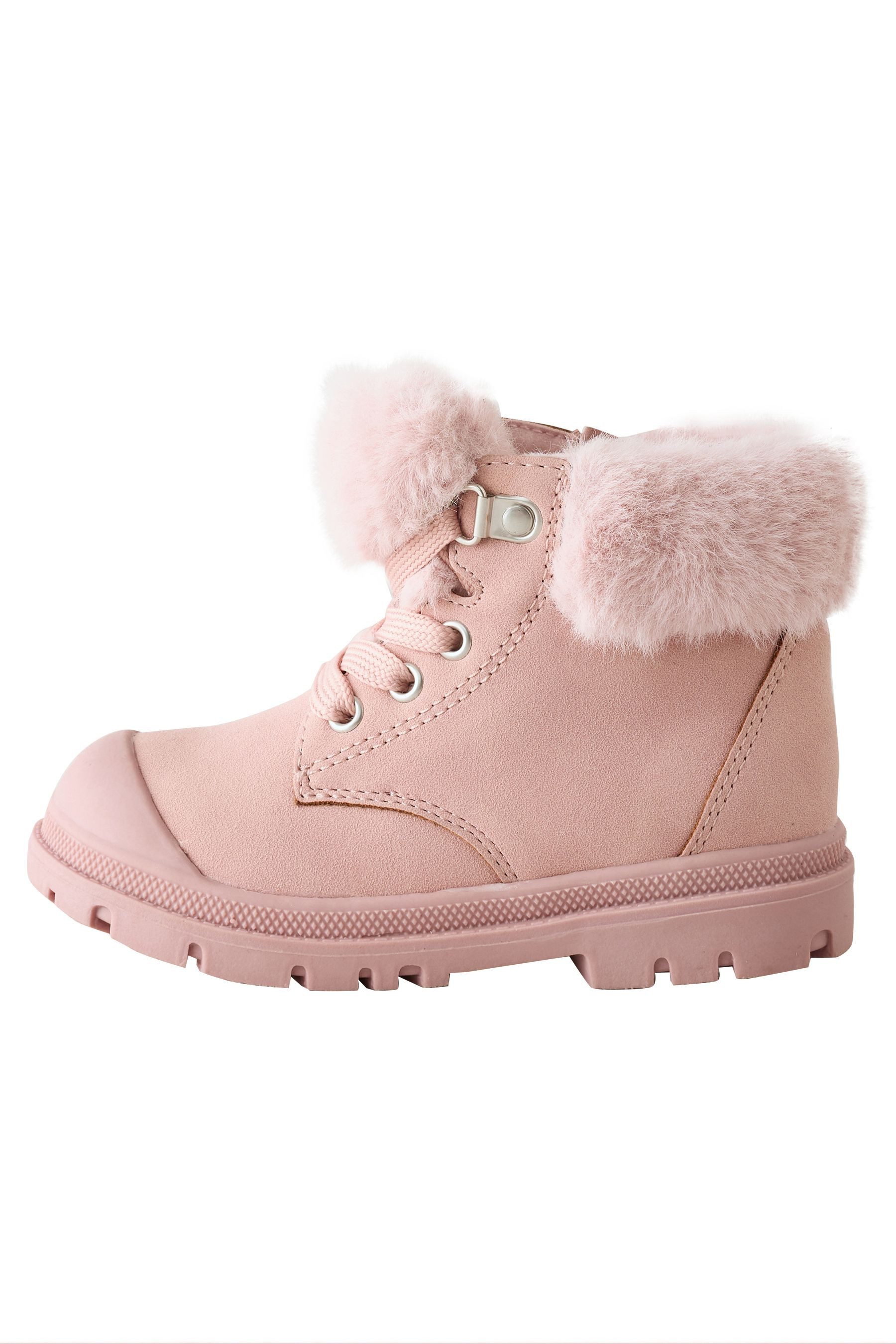 Next Schnürstiefel mit Kunstfellfutter Stiefel (1-tlg)