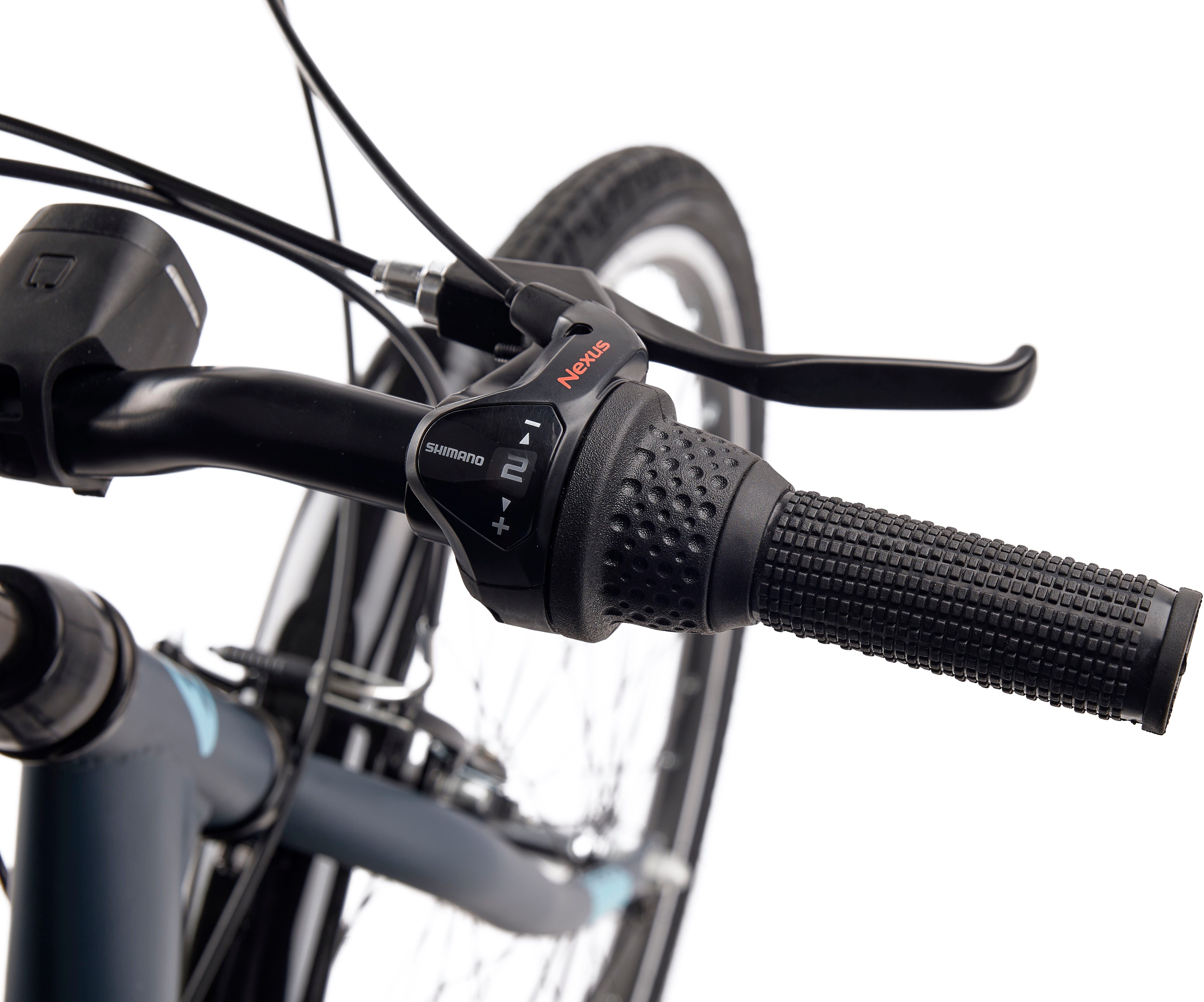 S’COOL Jugendfahrrad S'COOL chiX, 3 Gang Shimano, Nabenschaltung, 26 Zoll, Jugendliche, mit Gepäckträger und Schutzblech