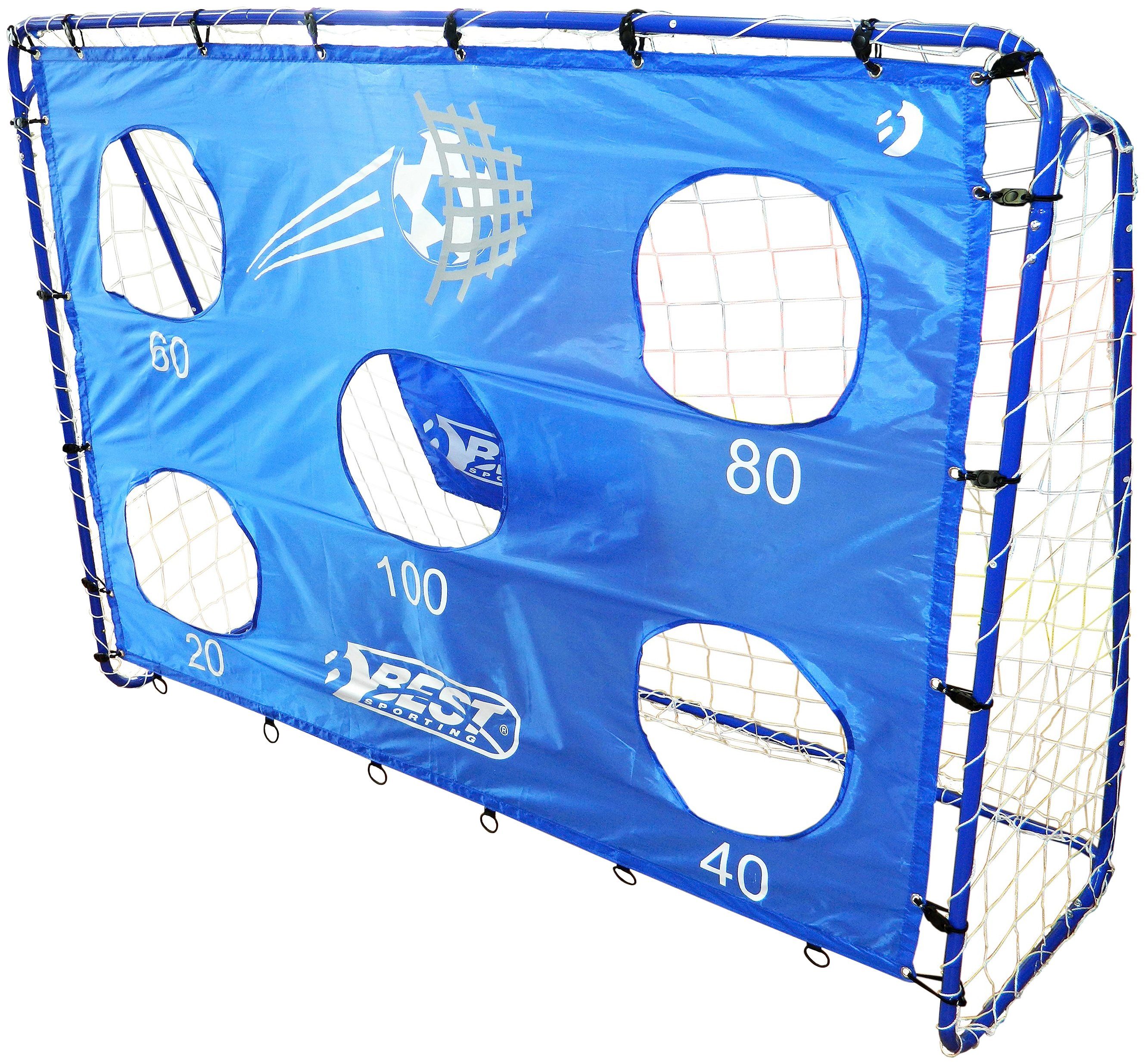 Fußballtor mit Torwand 5 Schusslöcher