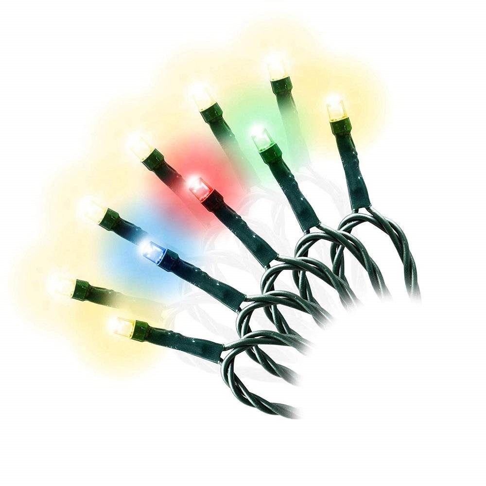 LED-Lichterkette BA11247 LED Timer Lichterkette 300er warmweiß/bunt