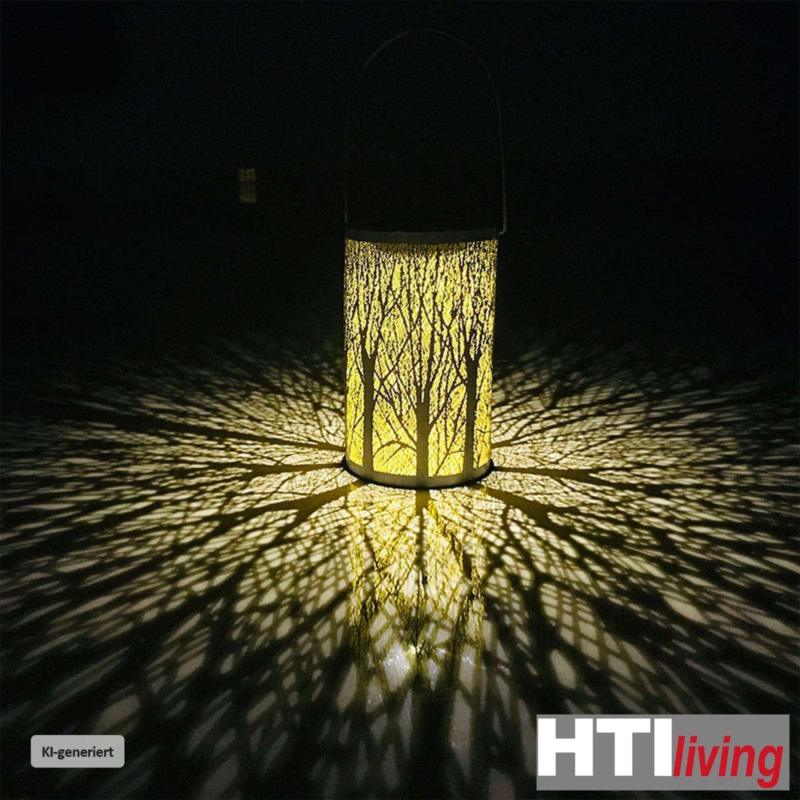 HTI-Living LED Solarleuchte Solarlaterne Bäume Luna, nicht relevant, LED