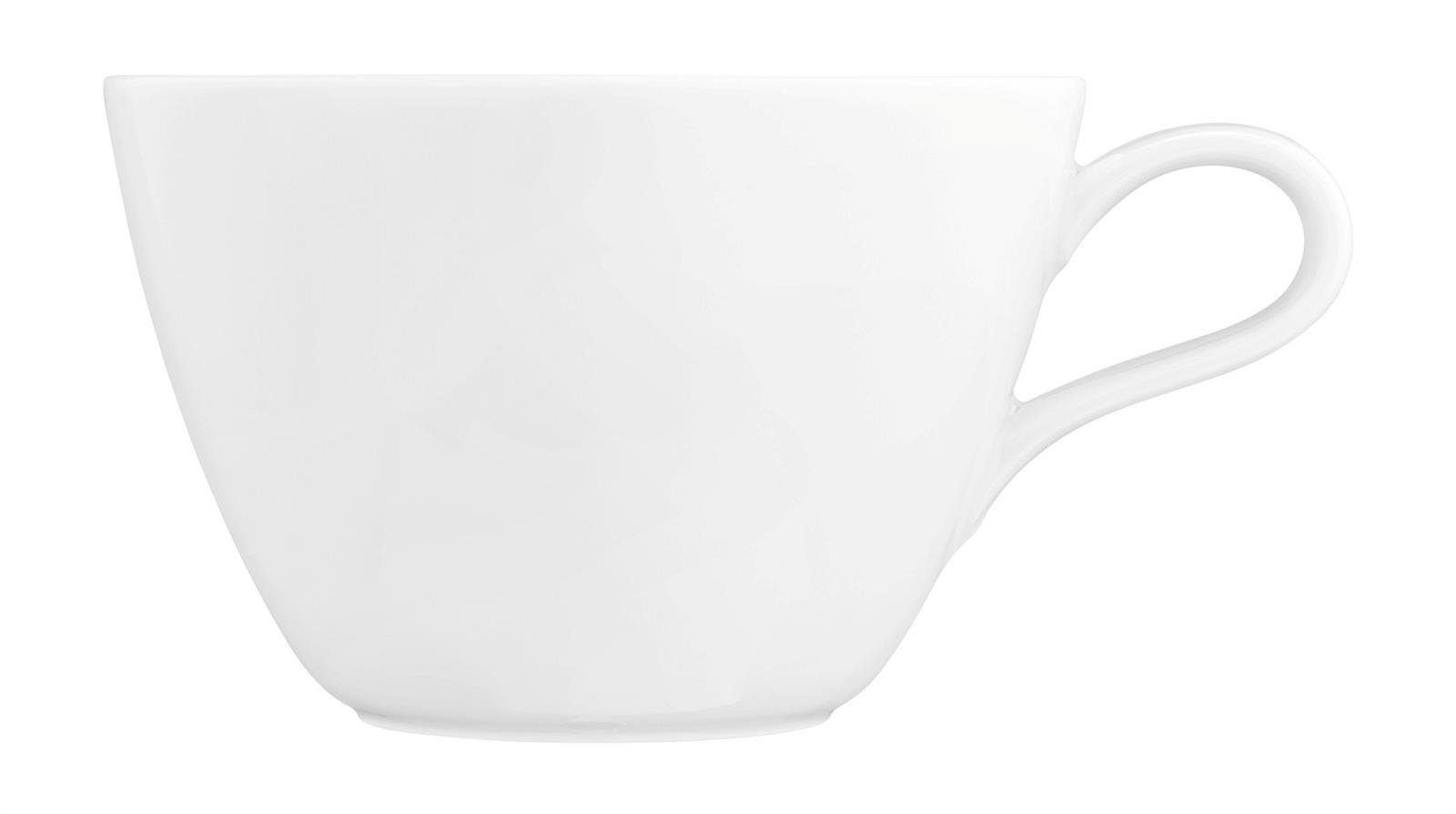 Seltmann Weiden Becher Seltmann Weiden Life weiß Milchkaffeeobertasse 0,37l, Porzellan