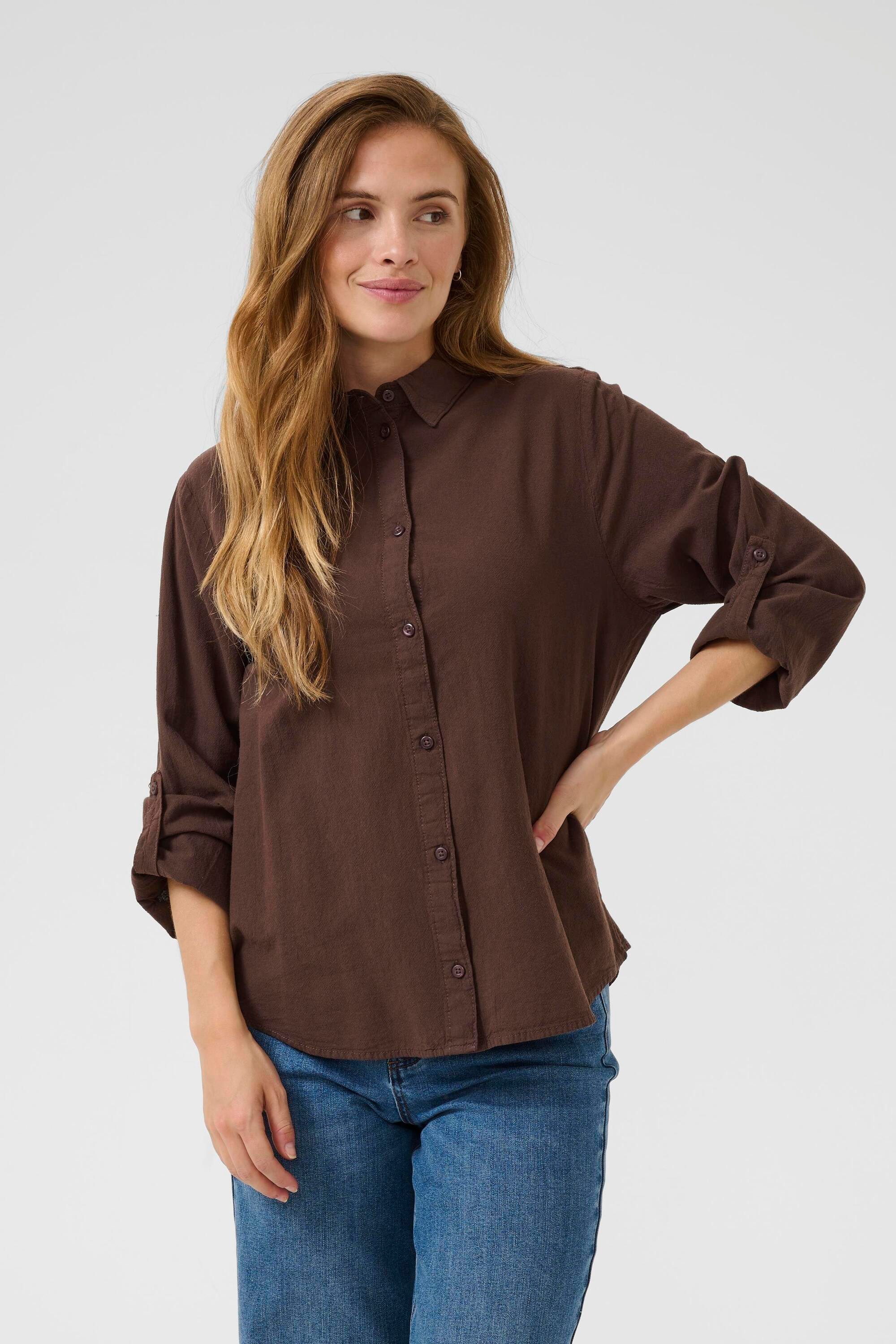 KAFFE Langarmhemd Langarm - Hemd KAnaya