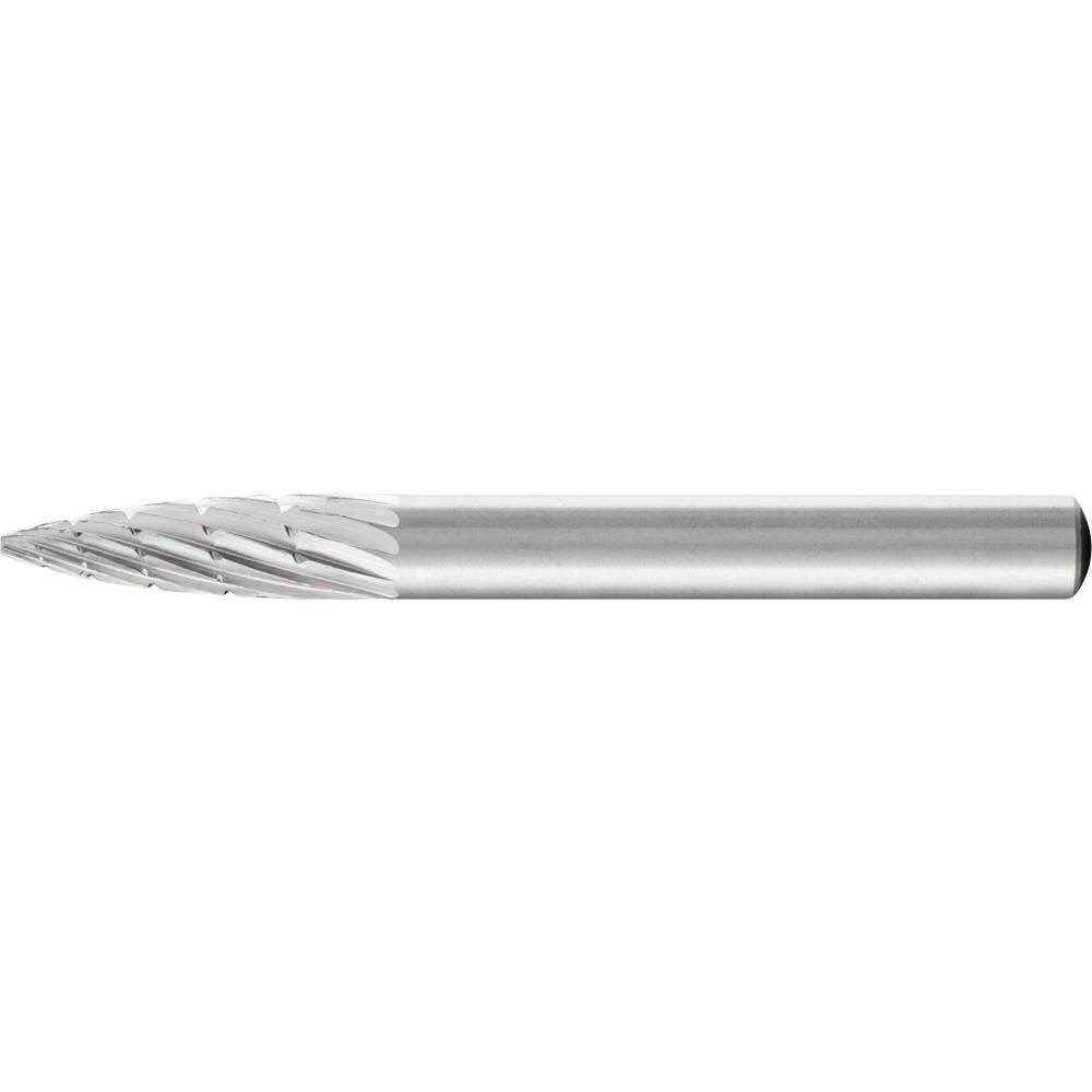 Pferd Frässtift HSS-Frässtift spitzbogenförmig 6x18 mm Schaft ø 6, Frässtift