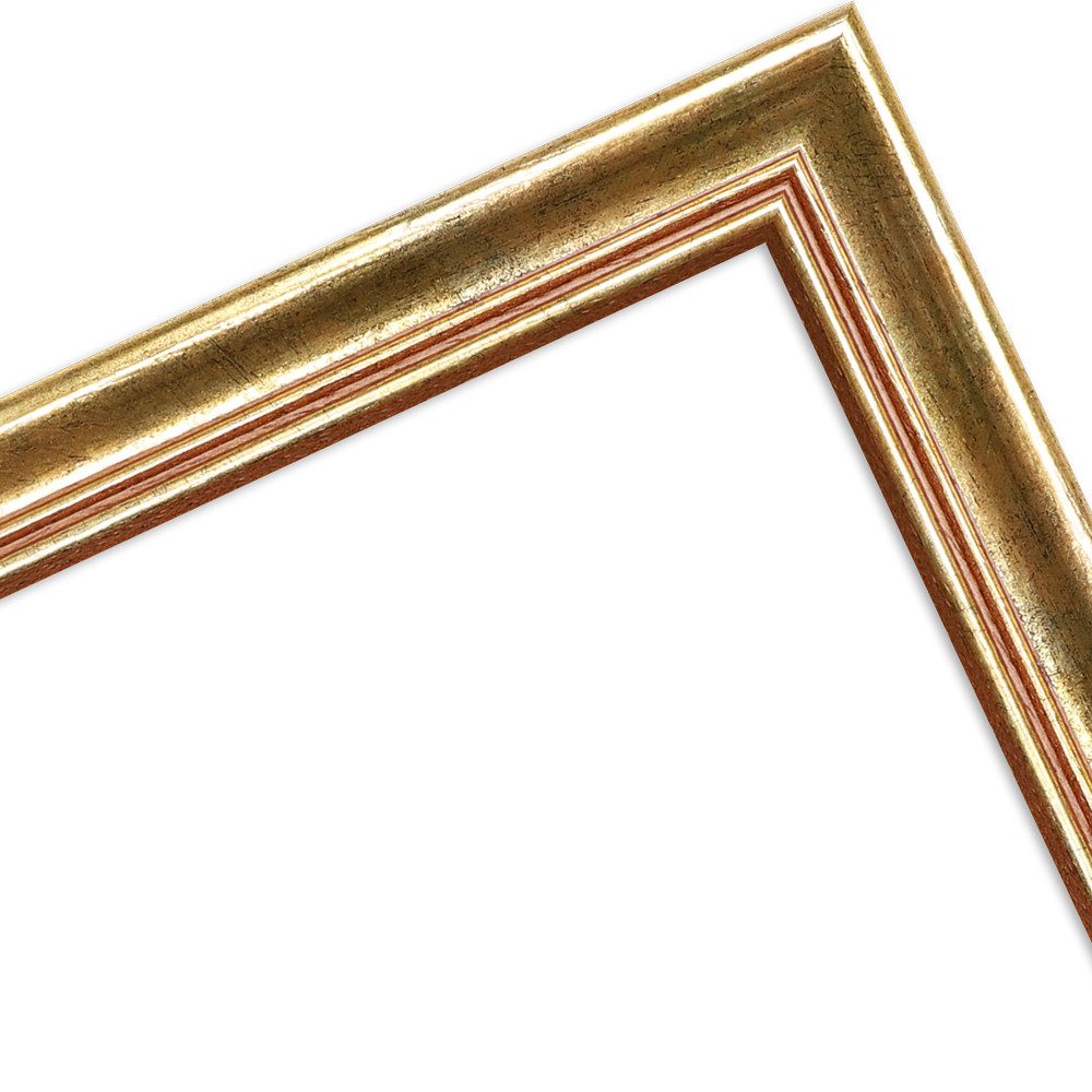 WANDStyle Bilderrahmen H400, Gold, aus Massivholz im Stil Antik günstig online kaufen