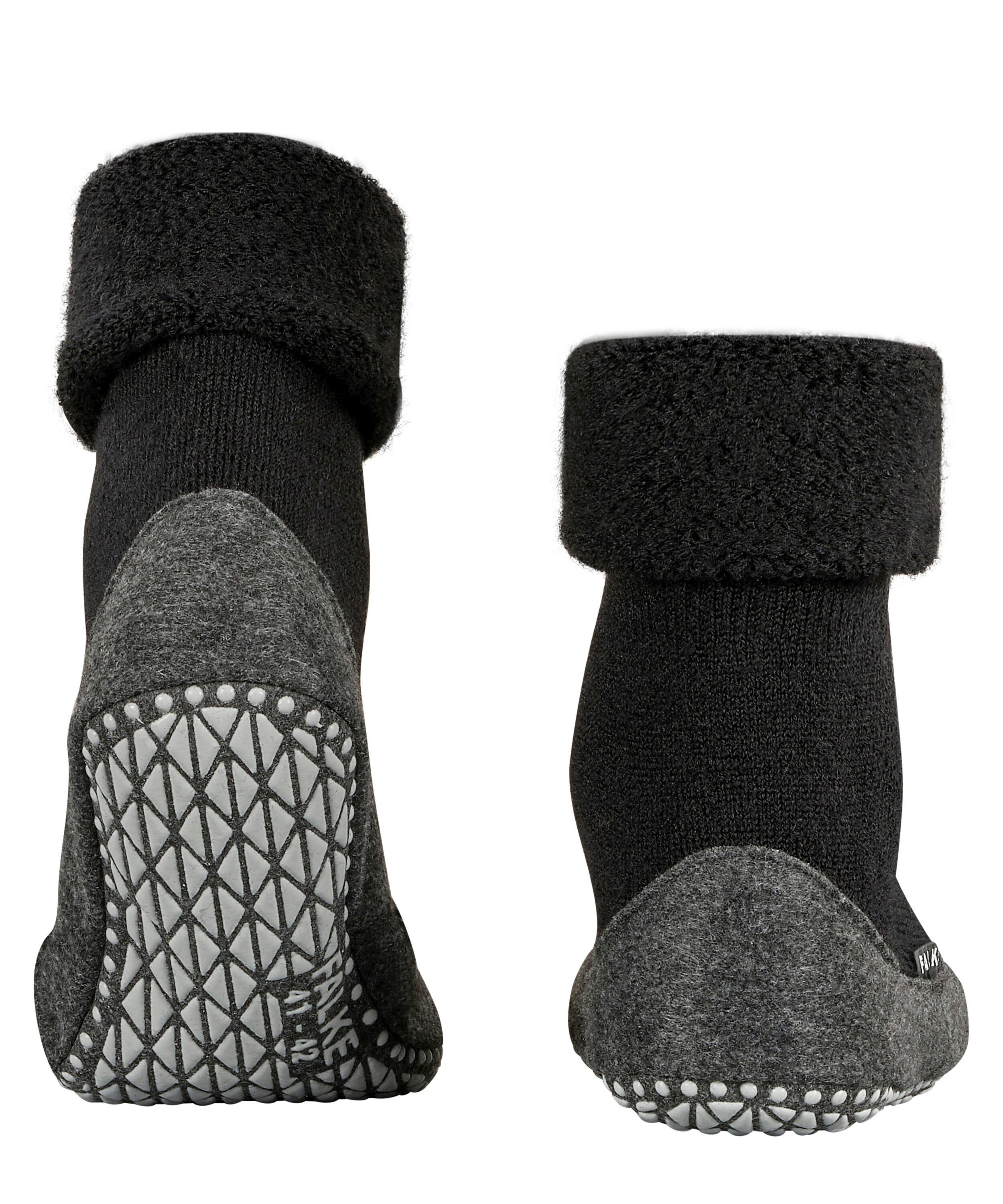 FALKE Socken Cosyshoe Hausschuhe (1-Paar) mit Merinowolle & rutschhemmender Sohle