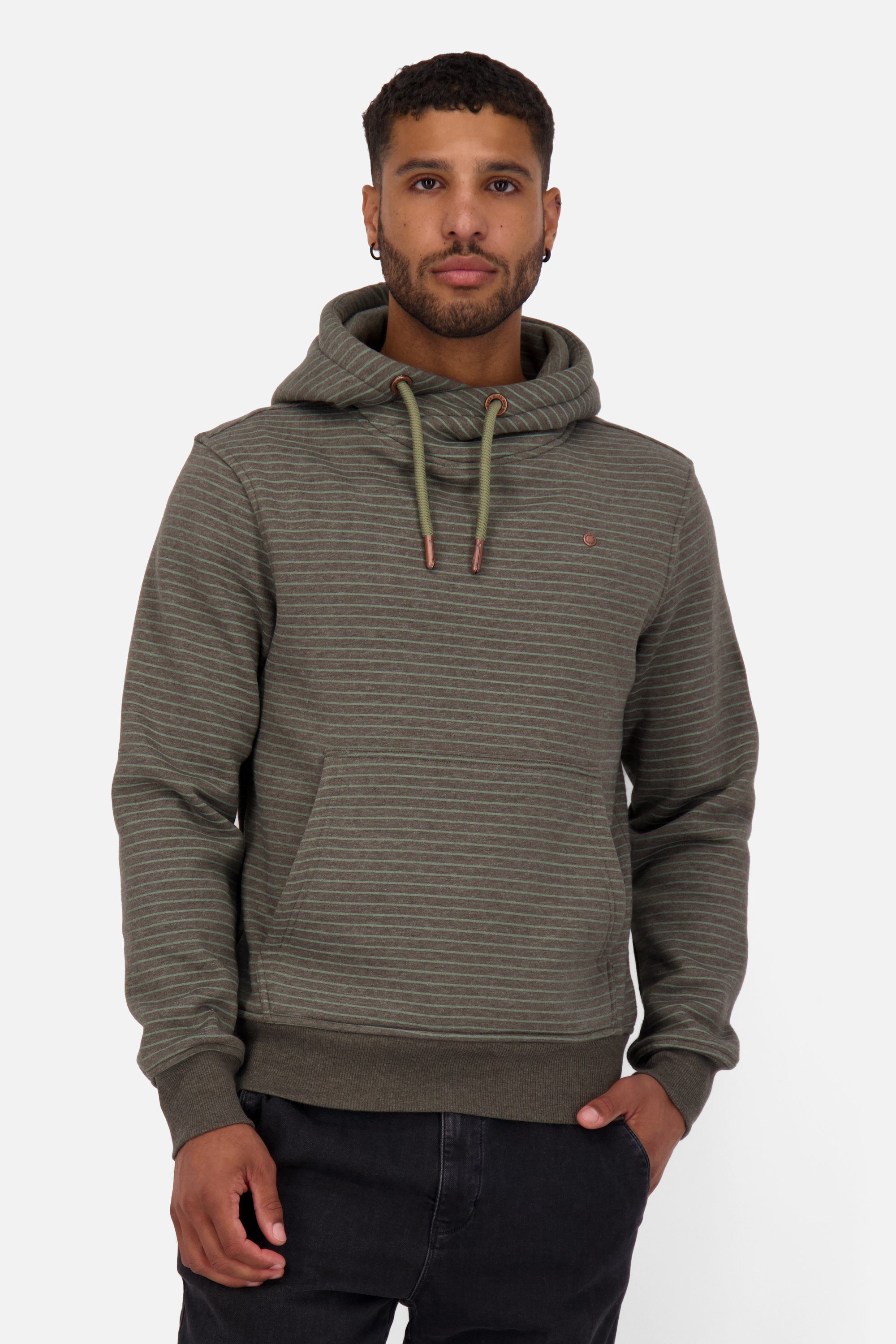 Alife & Kickin Kapuzensweatshirt JohnsonAK Z Hoodie Herren Kapuzensweatshirt, Pullover stone melange