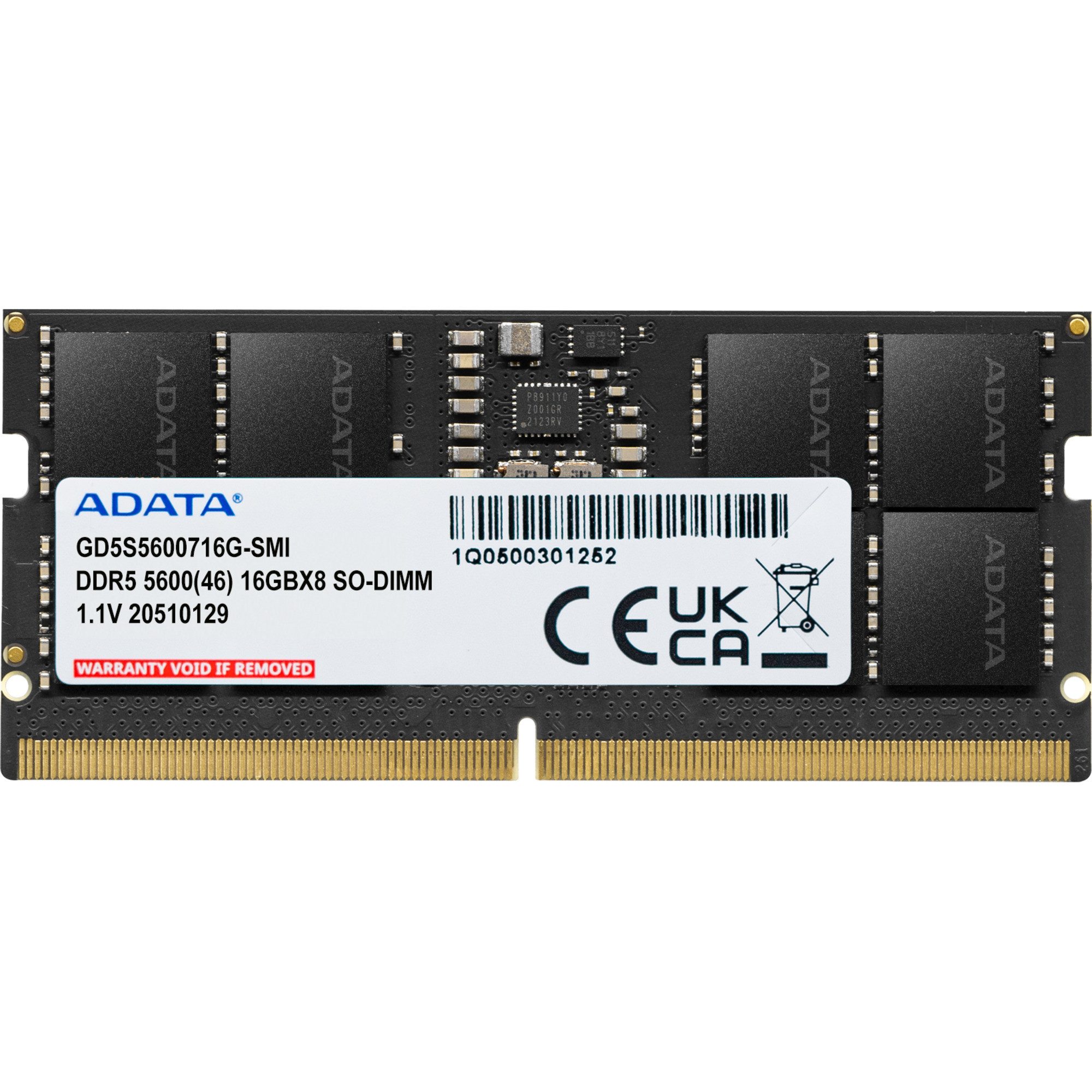 ADATA ADATA SO-DIMM 32 GB DDR5-5600 (1x 32 GB), Arbeitsspeicher