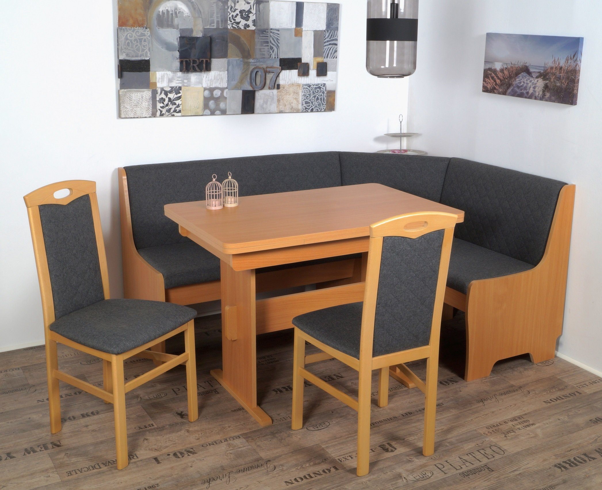 Stolebaenk Eckbankgruppe Laatzen MANIPI, (1xEckbank,1xTisch,2xStuhl), Bezug günstig online kaufen