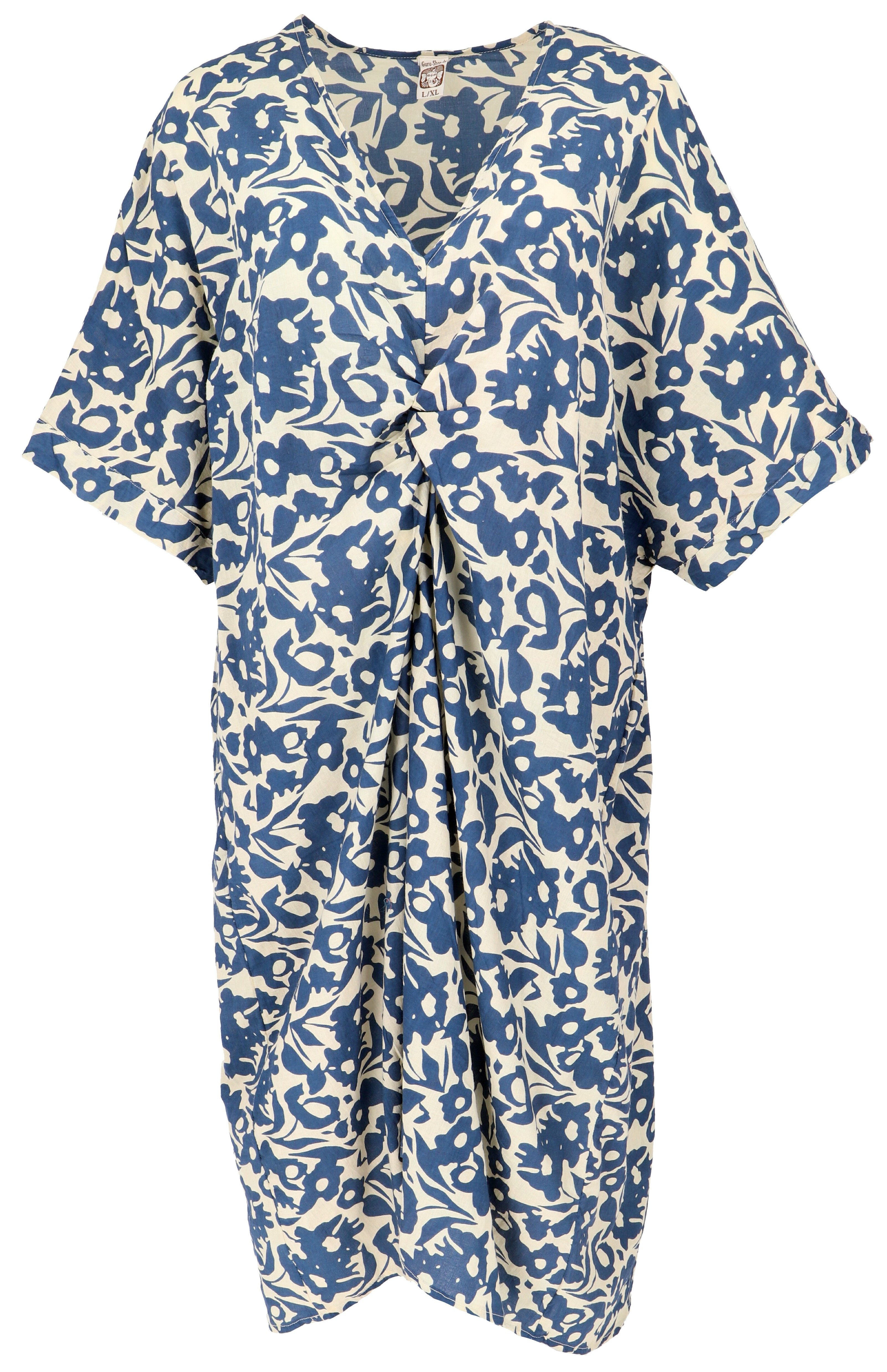 Guru-Shop Midikleid Lockeres Oversize Kaftankleid, Plus günstig online kaufen