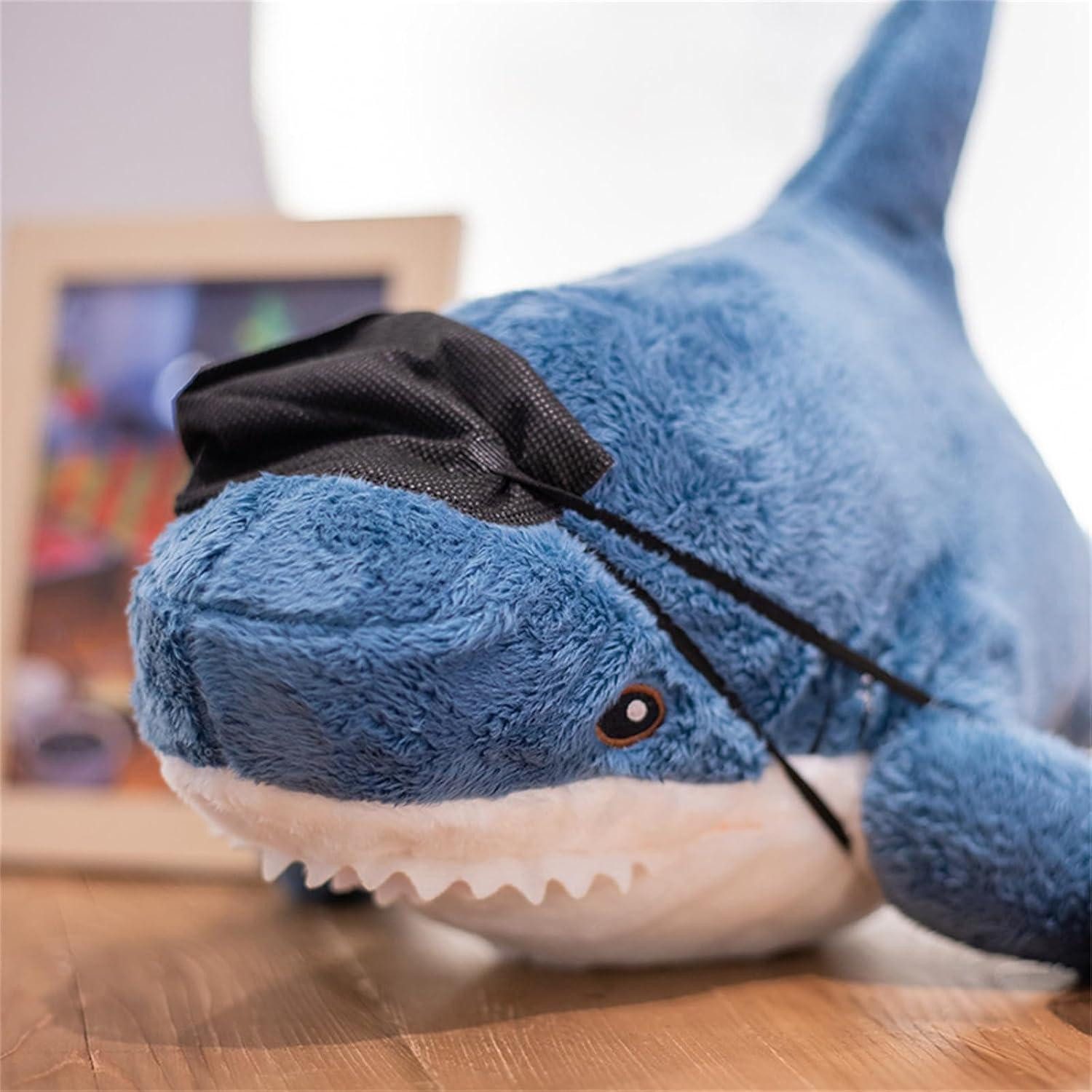 LuxusKollektion Kuscheltier Plüschtier Kuscheltier Hai Wal Wurfkissen Geschenk Kinder 40 cm Blau