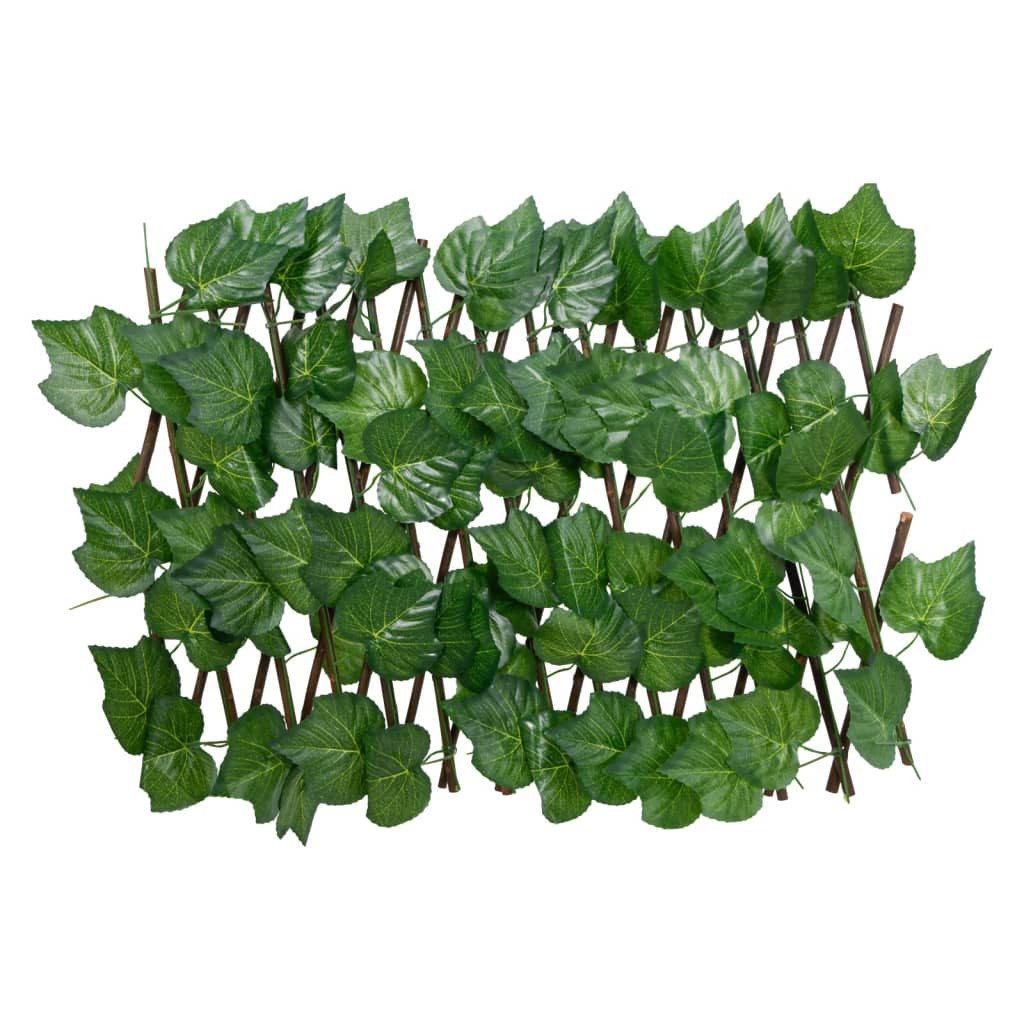 vidaXL Gartenzaun Rankgitter mit Künstlichem Weinlaub günstig online kaufen
