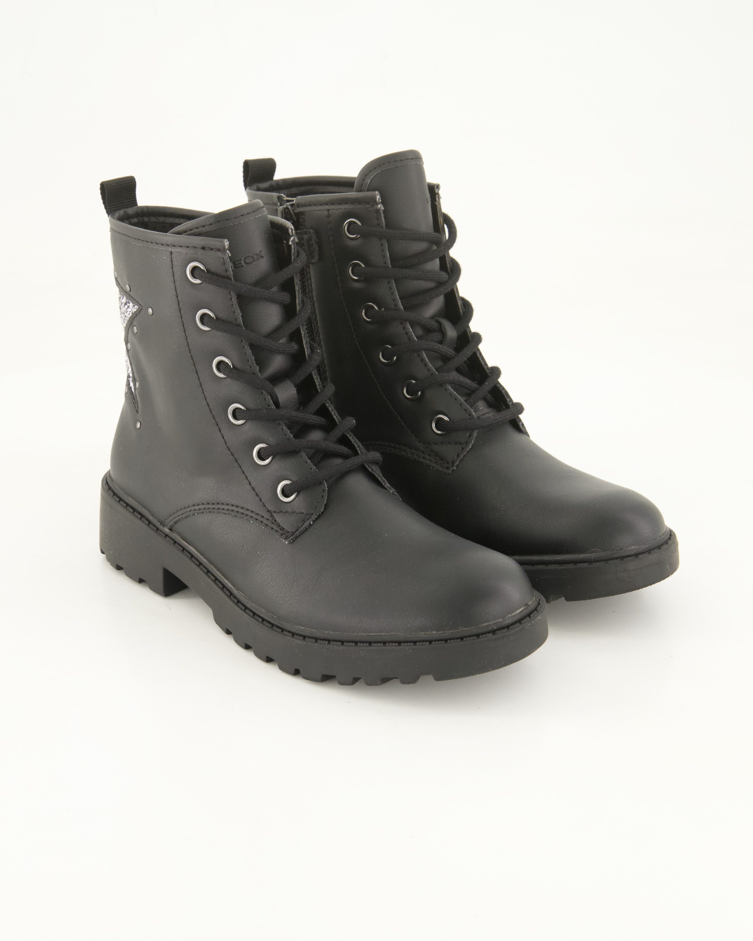 Geox J Casey Girl Schnürstiefel Obermaterial: Sonstiges Material