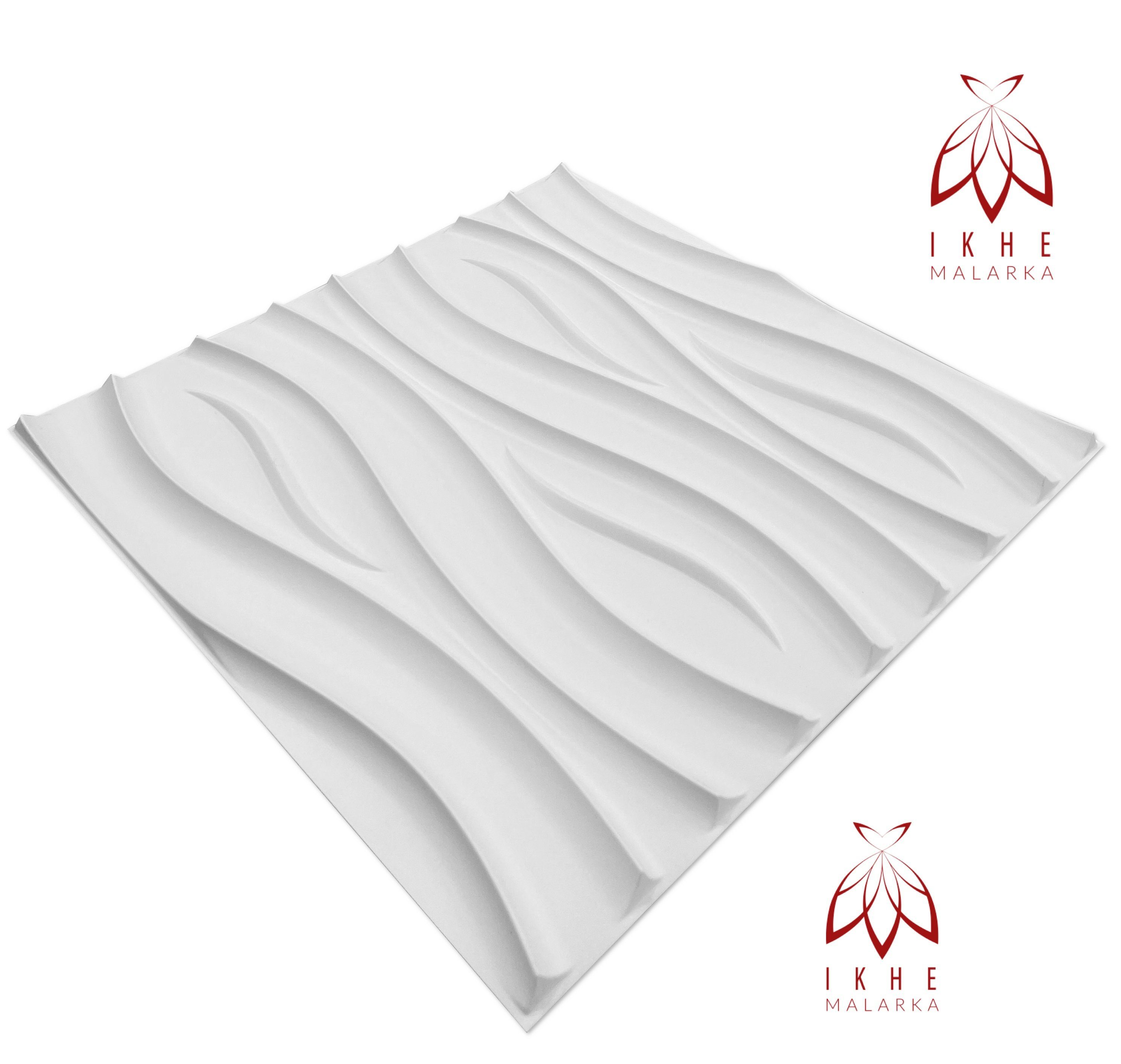 IKHEMalarka 3D Wandpaneel 3D Paneele PVC Kunststoffpaneele, BxL: 50,00x50,0 günstig online kaufen