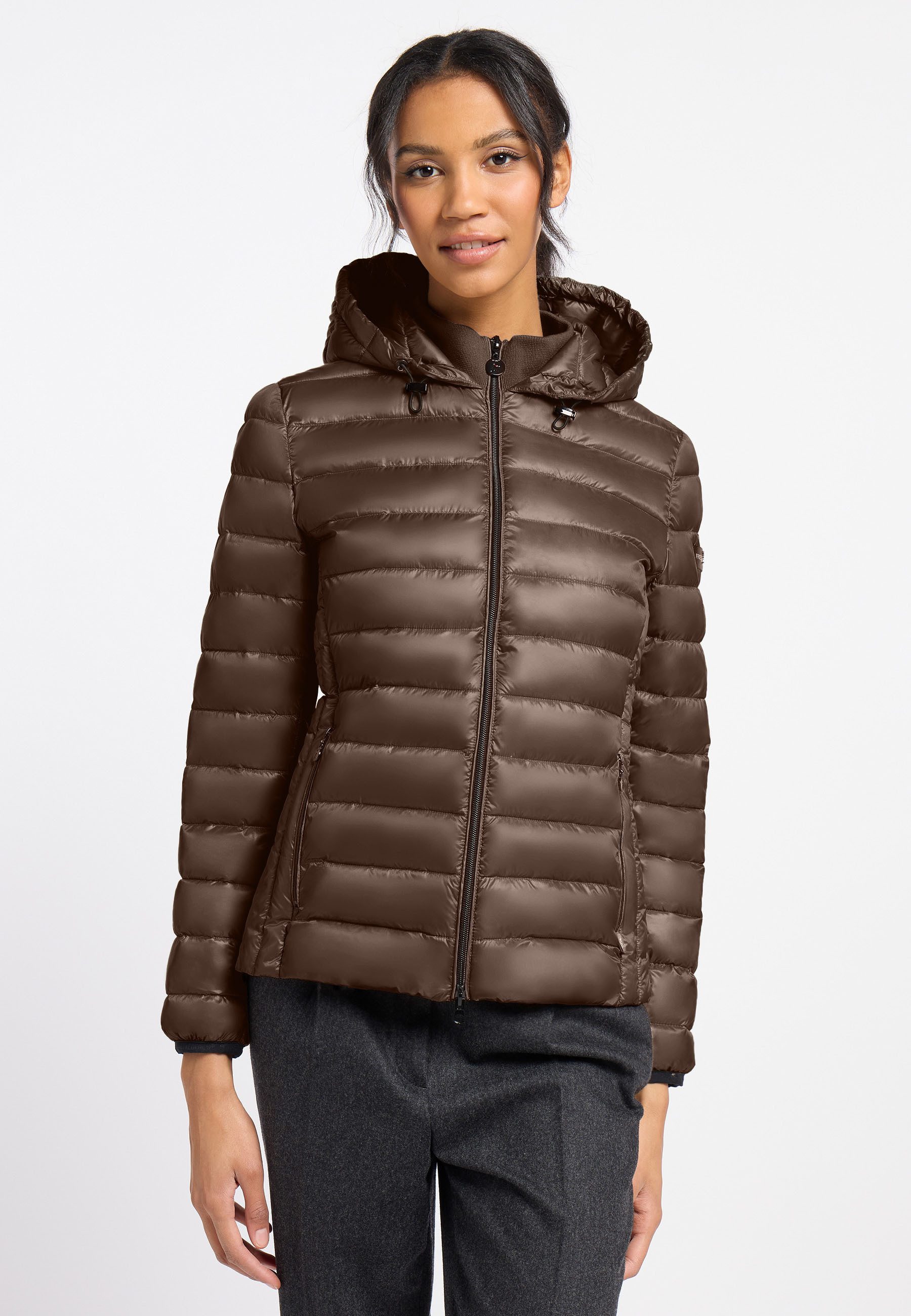 Frieda & Freddies Winterjacke Frieda & Freddies Leichte Steppjacke mit Kapuze