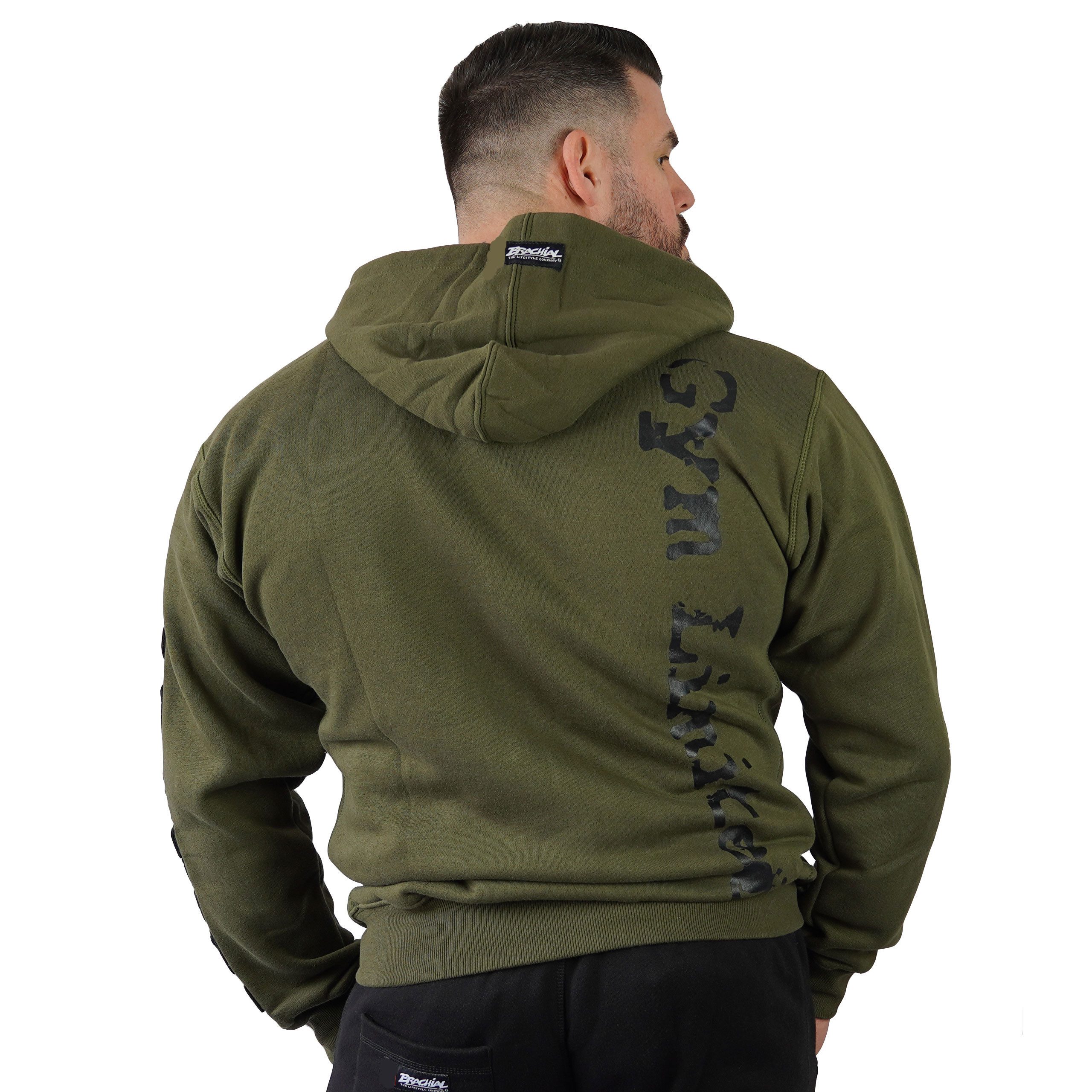 BRACHIAL THE LIFESTYLE COMPANY Kapuzensweatjacke Brachial Zip-Hoody "Gym" m günstig online kaufen