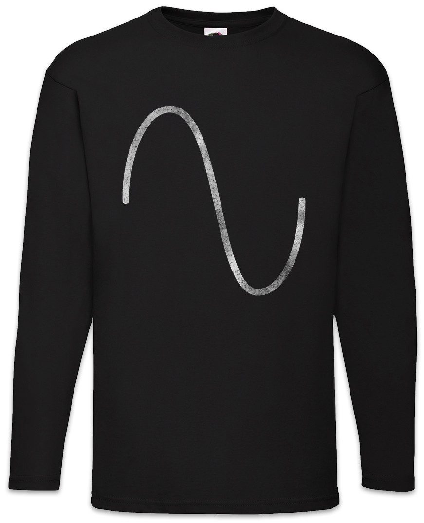 Langarmshirt Wave Sine Langarm T-Shirt Synthesizer Electro Techno LFO Musik Music