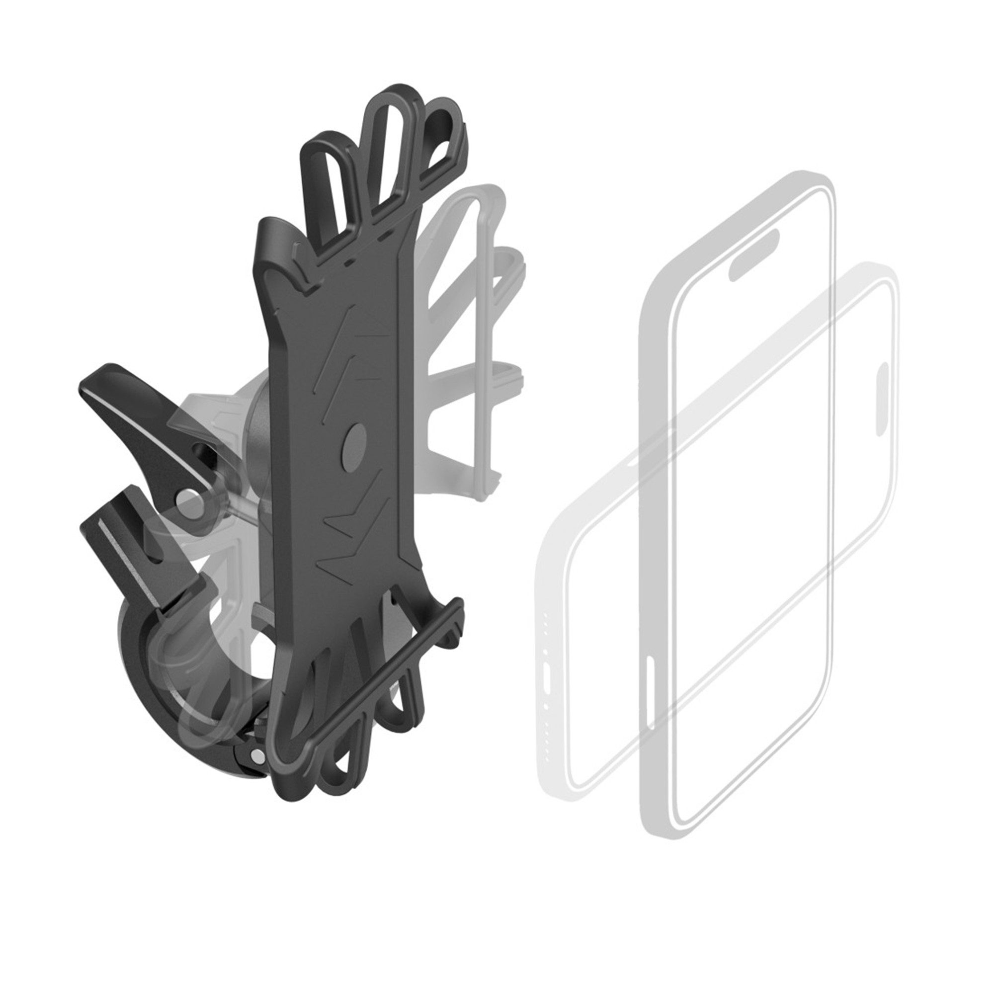 Hama Smartphone-Halterung E-Bike, drehbar, Silikon, universal, (3-tlg)