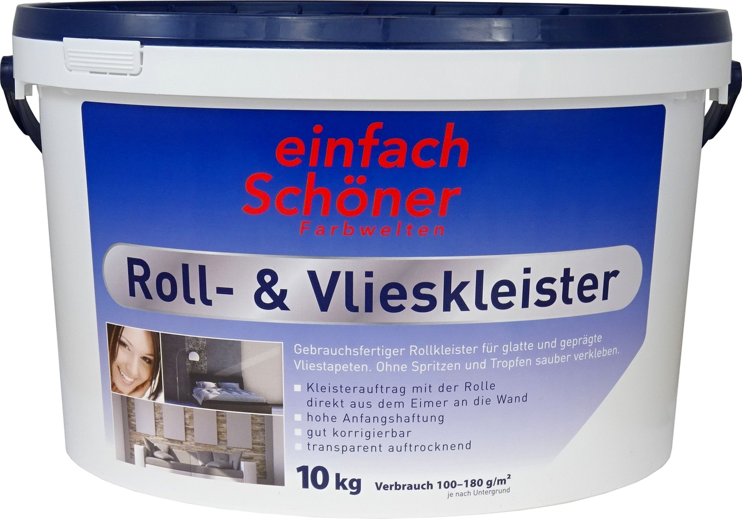 einfach Schöner Farbwelten Grundierfarbe, EINFACH SCHÖNER Roll- und Vlieskleister 10Kg