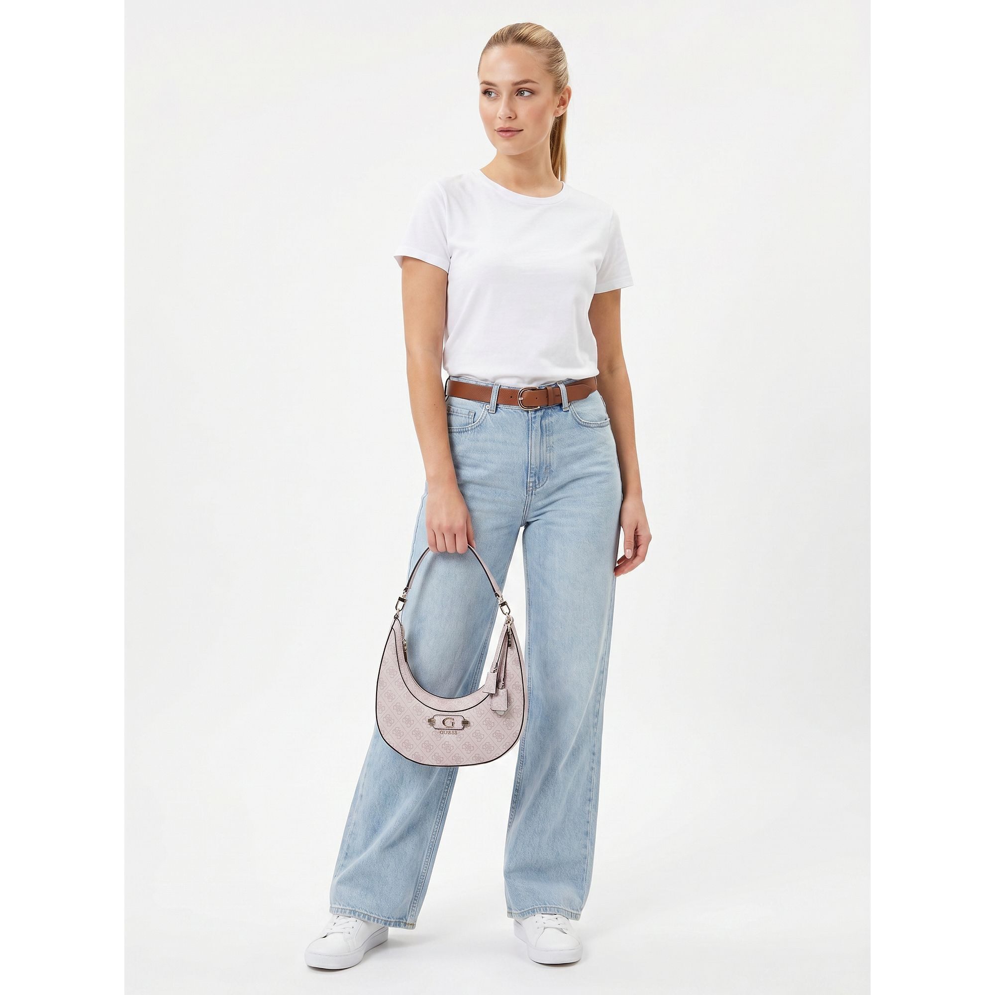 Guess Schultertasche Lindsey, Polyurethan