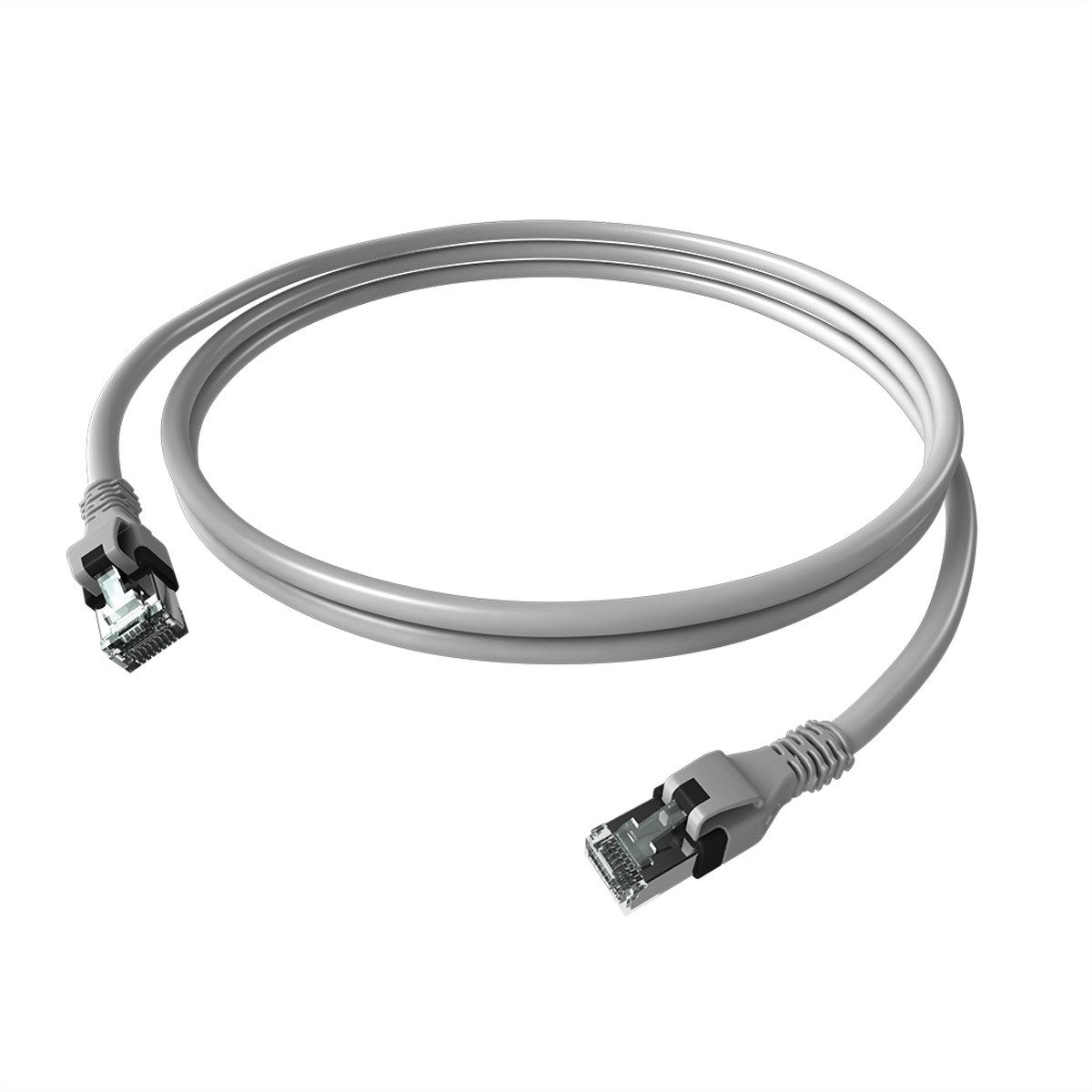 Easylan DualBoot PushPull IP20 Patchkabel, Cat.6A (Class EA) LAN-Kabel, RJ-45 Männlich (Stecker), RJ-45 Männlich (Stecker) (50.0 cm), S/FTP, CPP1OAAAAA0005