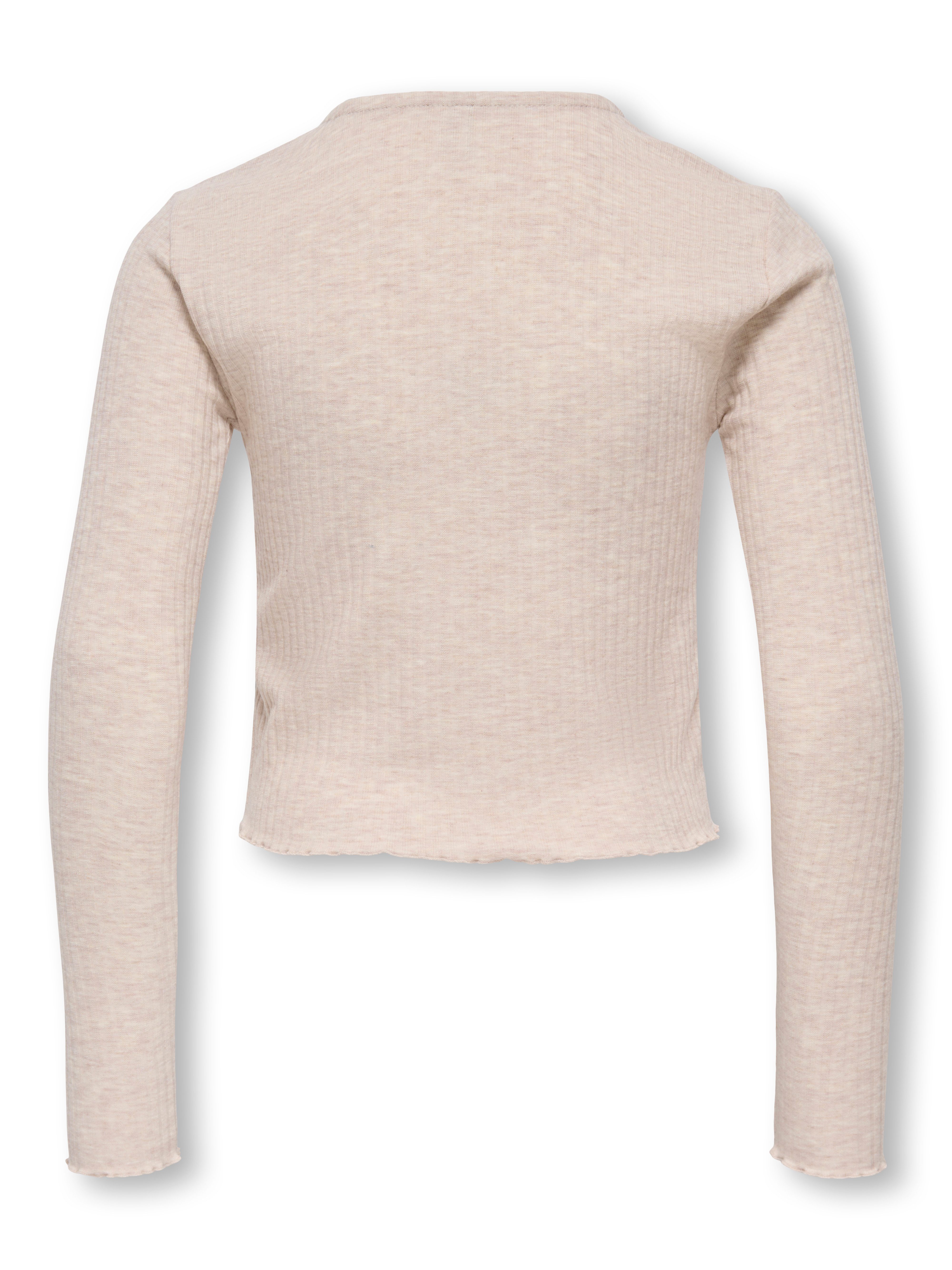 KIDS ONLY Langarmshirt KOGNELLA L/S O-NECK TOP JRS NOOS Materialmix