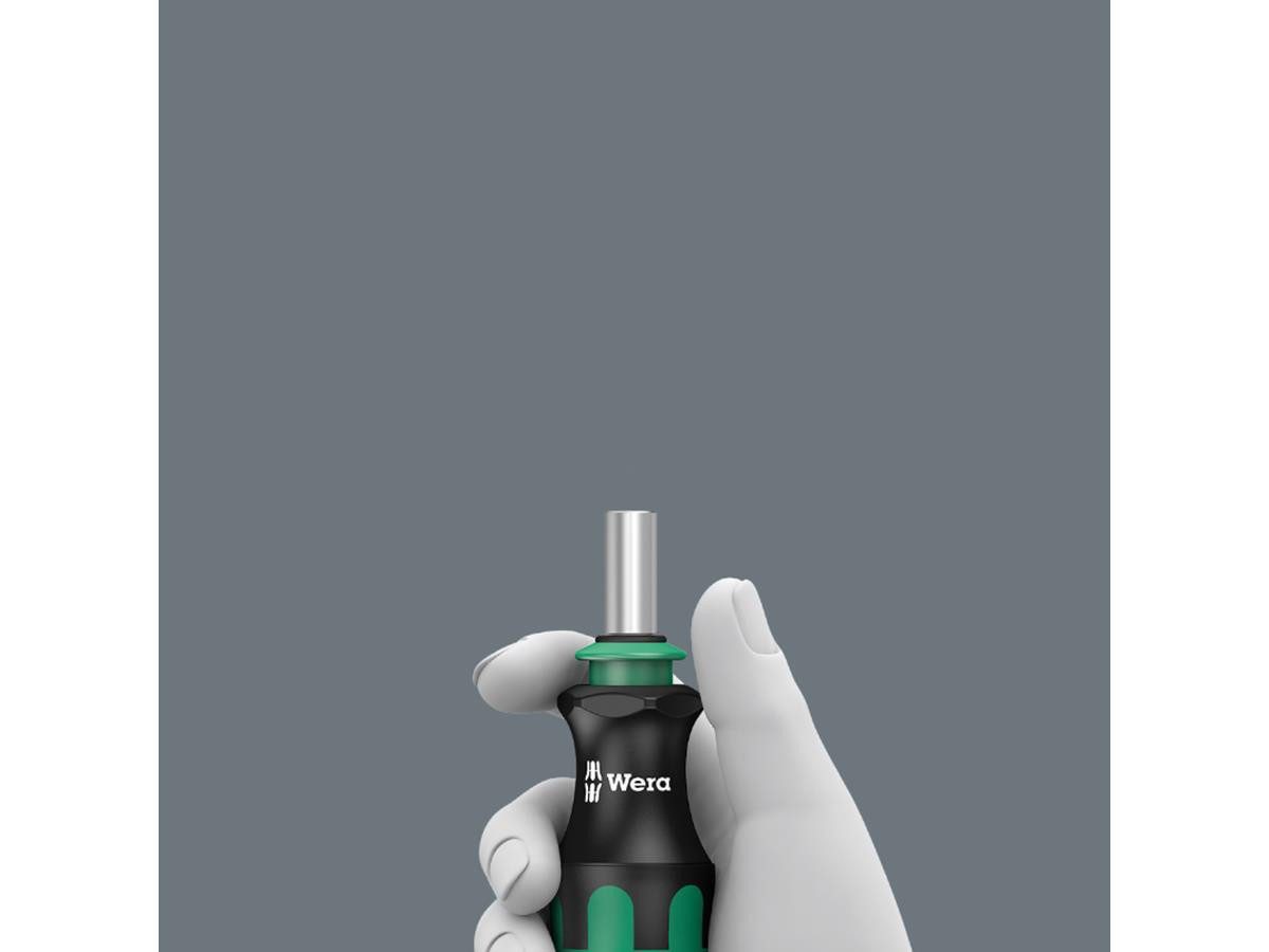 Wera Schraubendreher Kraftform Kompakt 28 Kombi-Schrauber, (Set), Abrollschutz, für Bits mit 1/4" Außensechskantantrieb