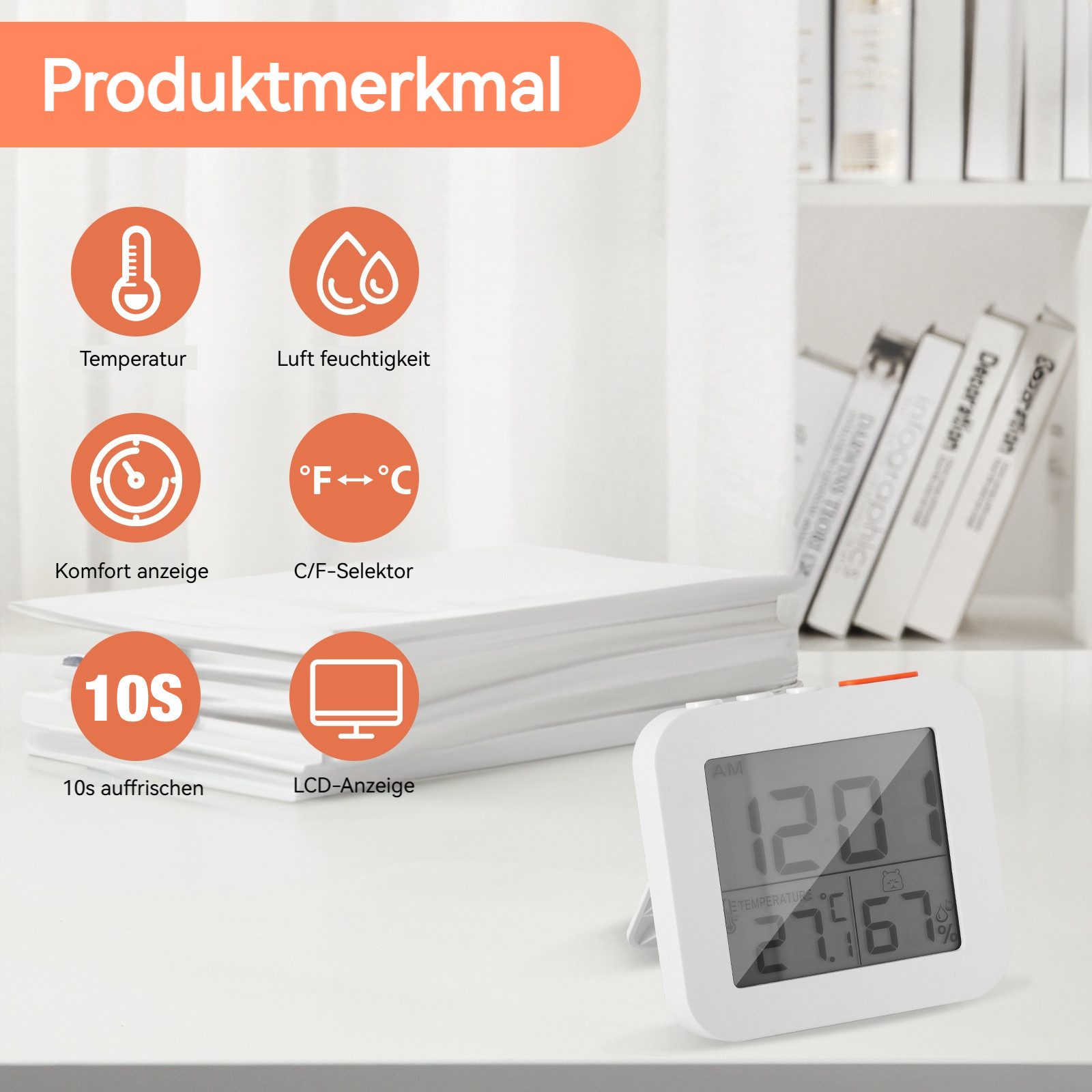 BlingBin Wecker Digitale Badezimmeruhr, Dusch-Timer mit günstig online kaufen