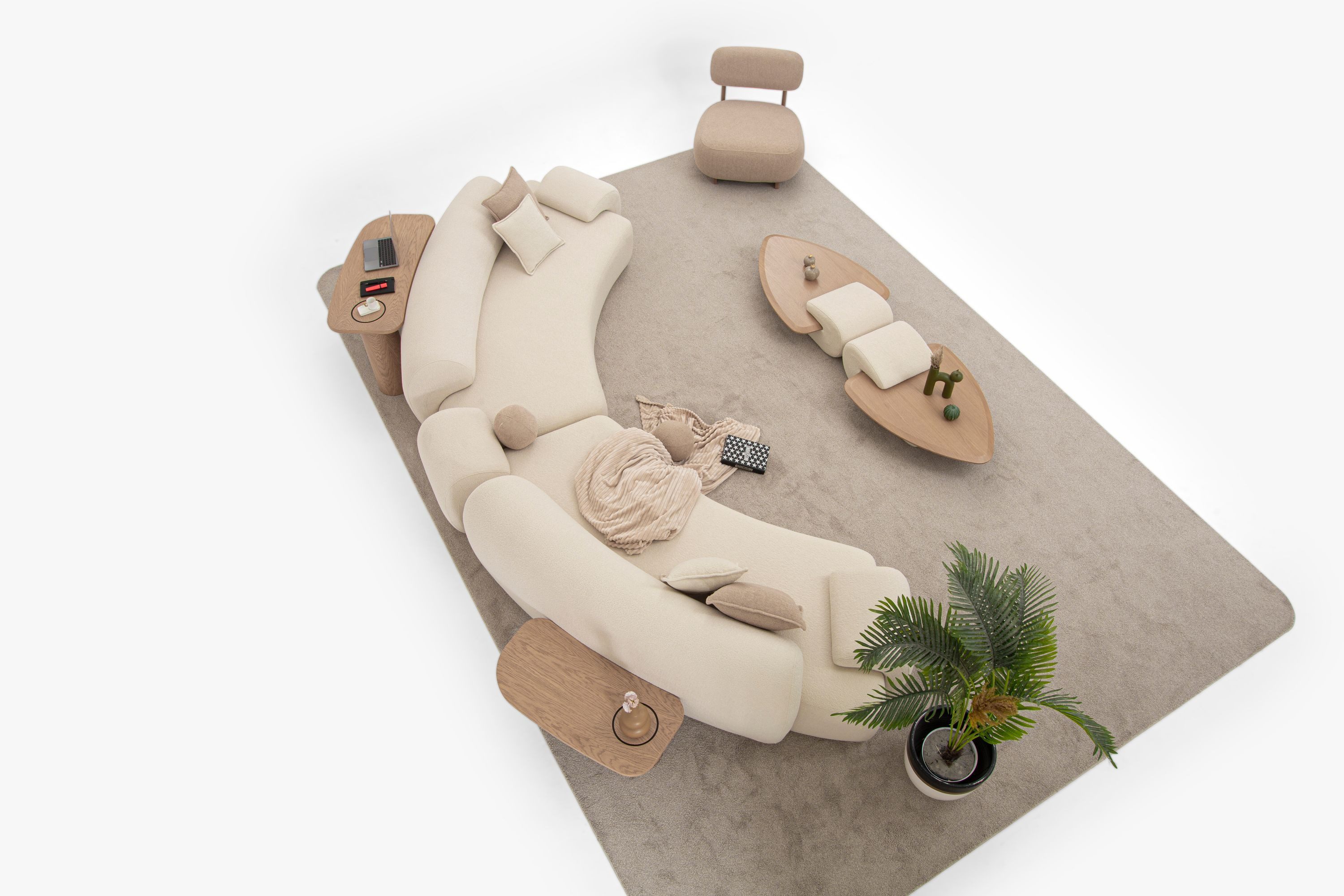 Nobelaa Ecksofa Ecksofa "Olympia" + Sessel