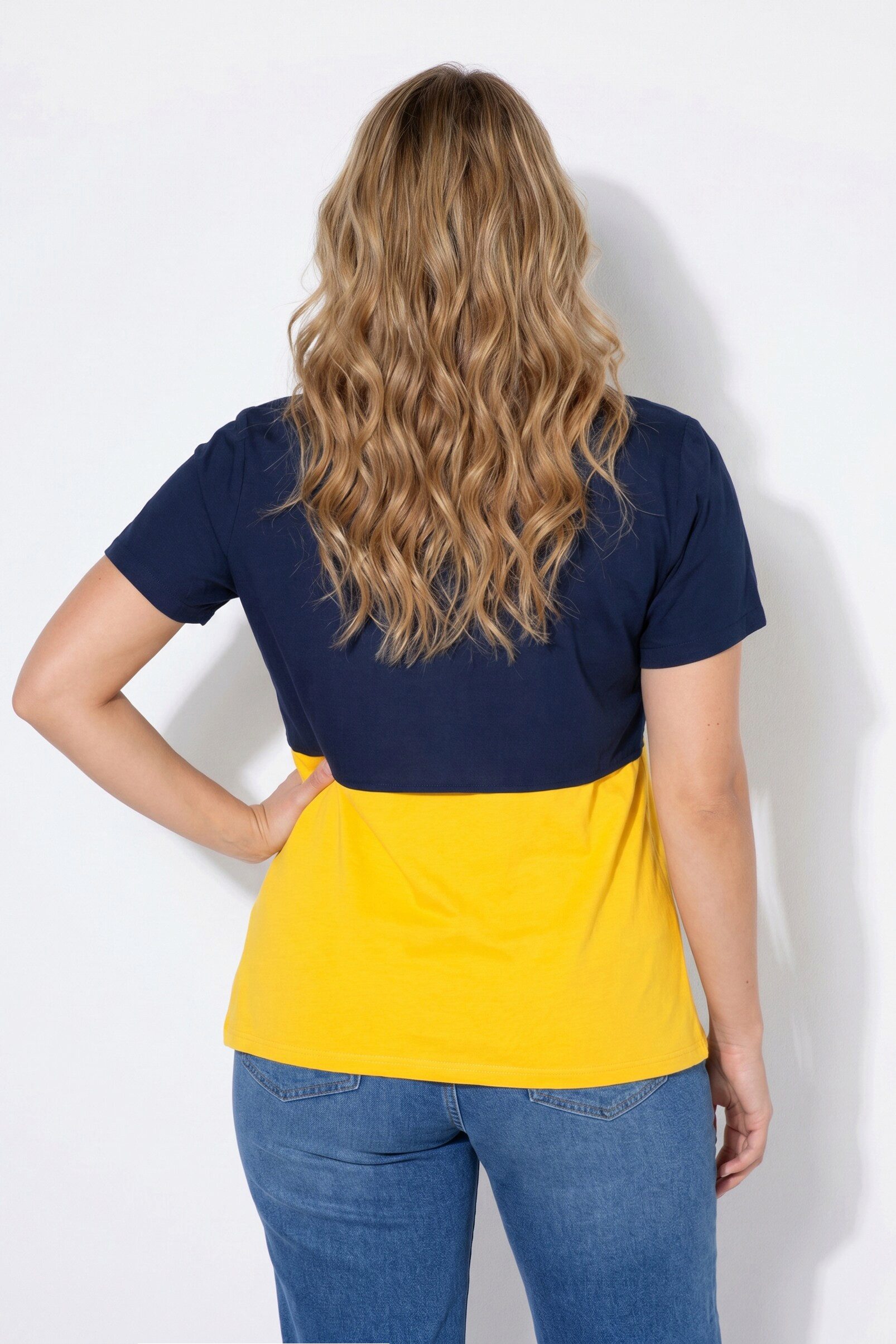 Angel of Style Longbluse Bolero Viskose-Crinkle zum Binden Halbarm