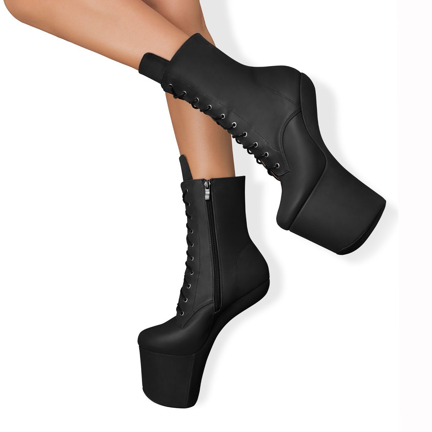 EIS EIS Damenschuhe, Pony High Heel Stiefelette, freischwebende Ferse T-Str günstig online kaufen