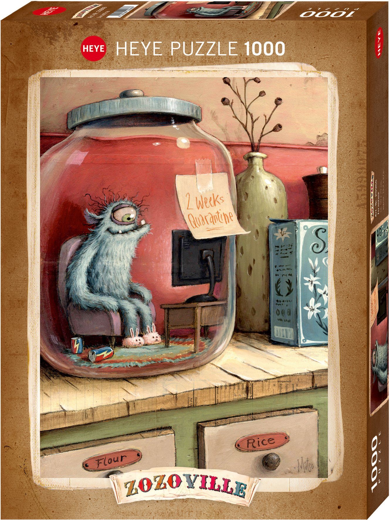HEYE Puzzle Jarantine / Zozoville, 1000 günstig online kaufen