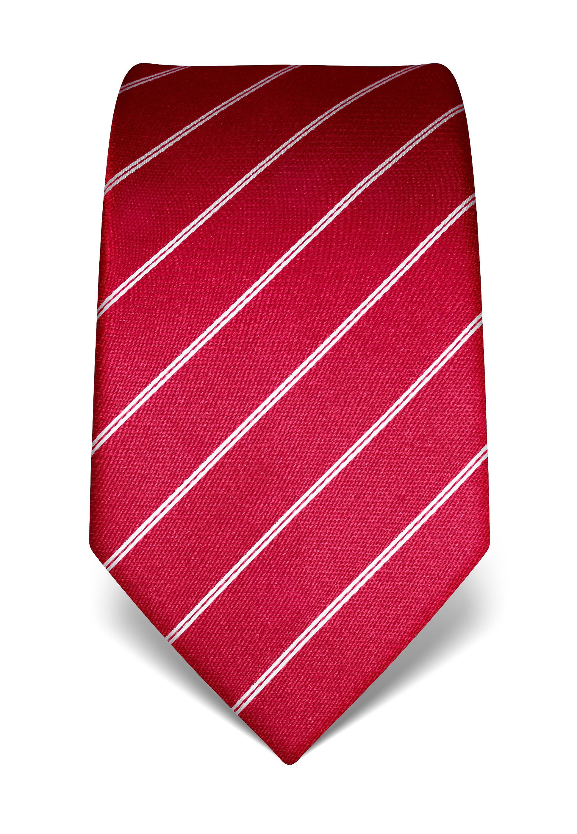 Vincenzo Boretti rot gestreift Krawatte