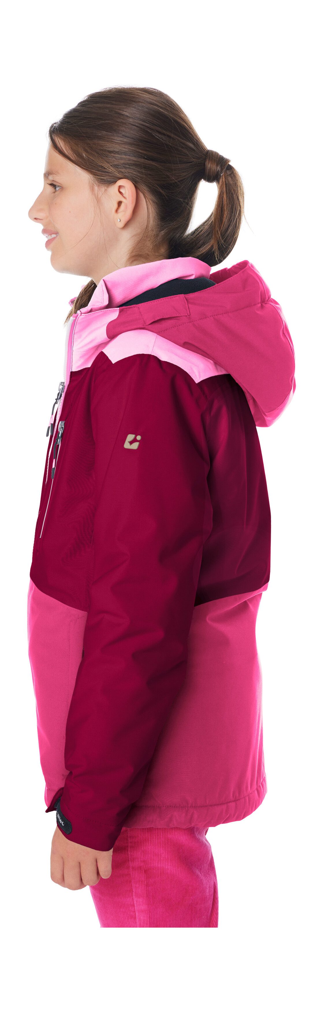 Killtec Skijacke KSW 331 GRLS SKI JCKT Atmungsaktive, wasserdichte Jacke mit Fleece-Innenseite, Skipasstasche