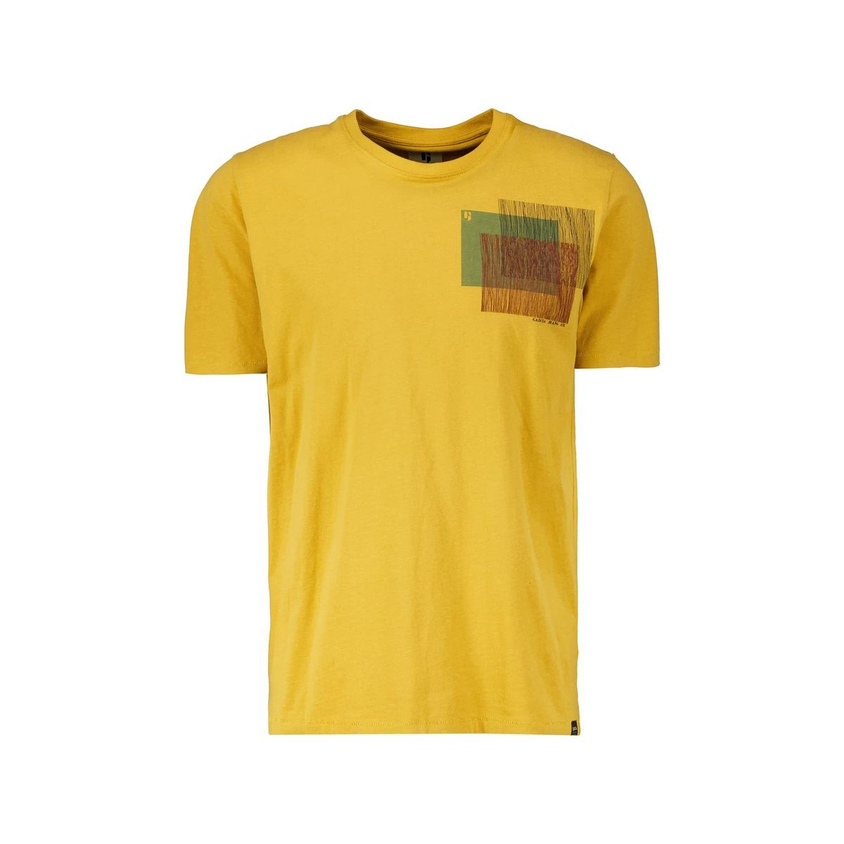 Garcia T-Shirt gelb regular (1-tlg)