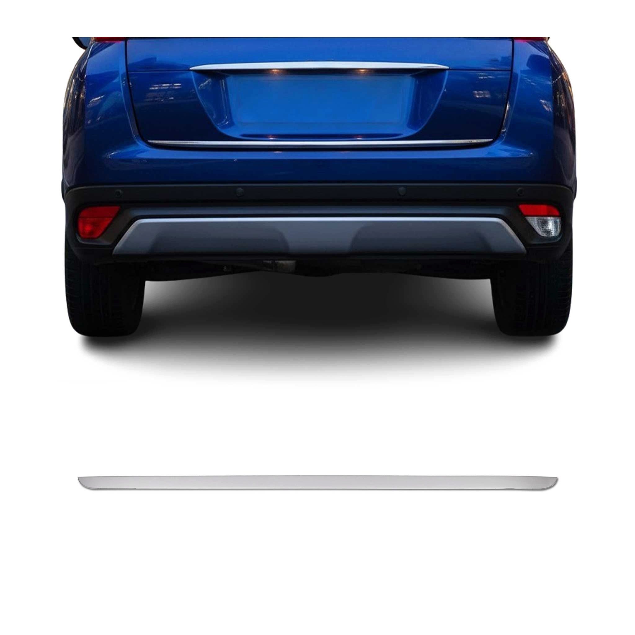 OMAC Zierleisten-Aufkleber Kofferraumleiste für Mitsubishi Eclipse Cross 2017-2022, (1tlg), Langlebig,Einfache Reinigung,Einfache Installation,Rostbeständig