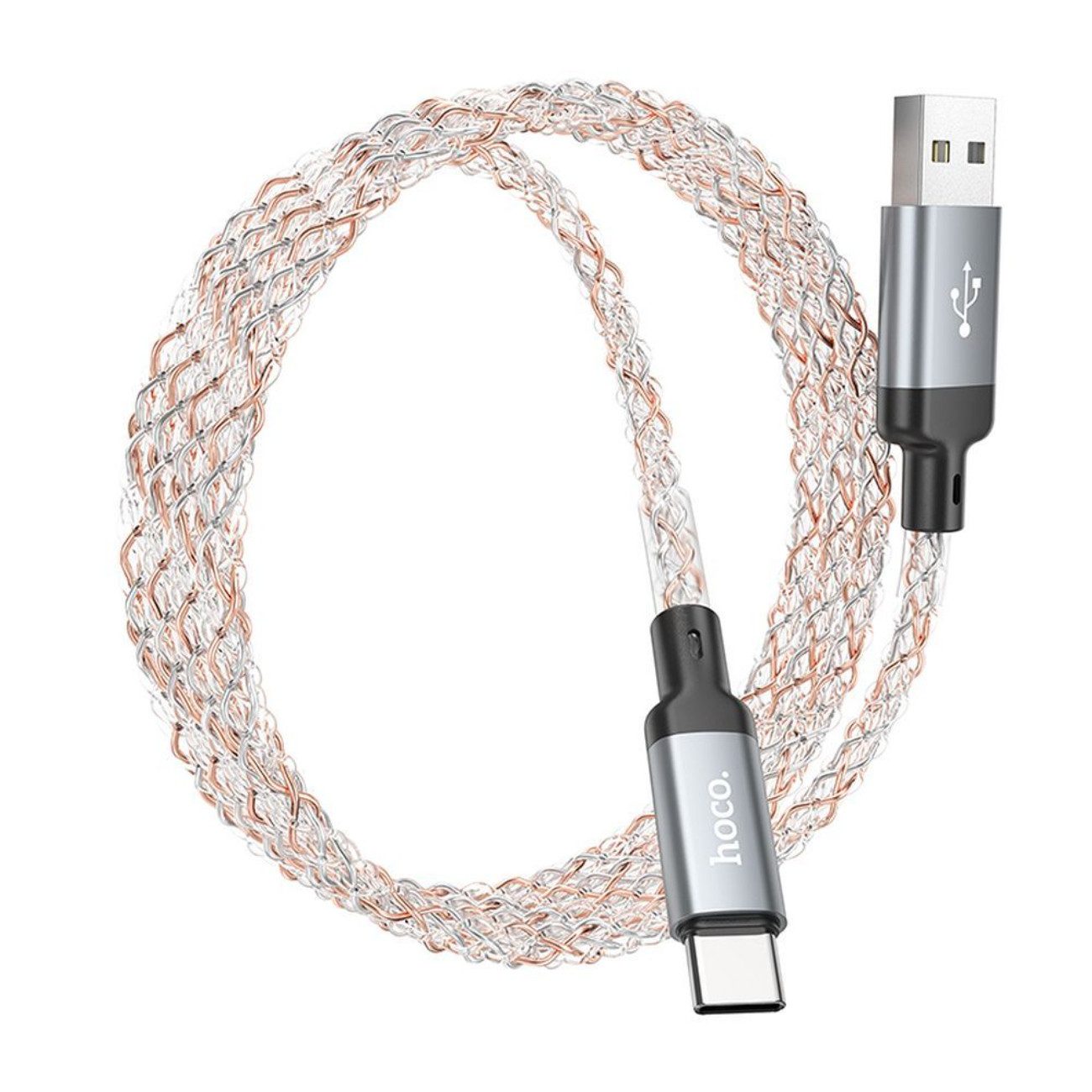 hoco. U112 USB-Kabel, USB-A, USB-C, Schnellladekabel mit 3A Leistung