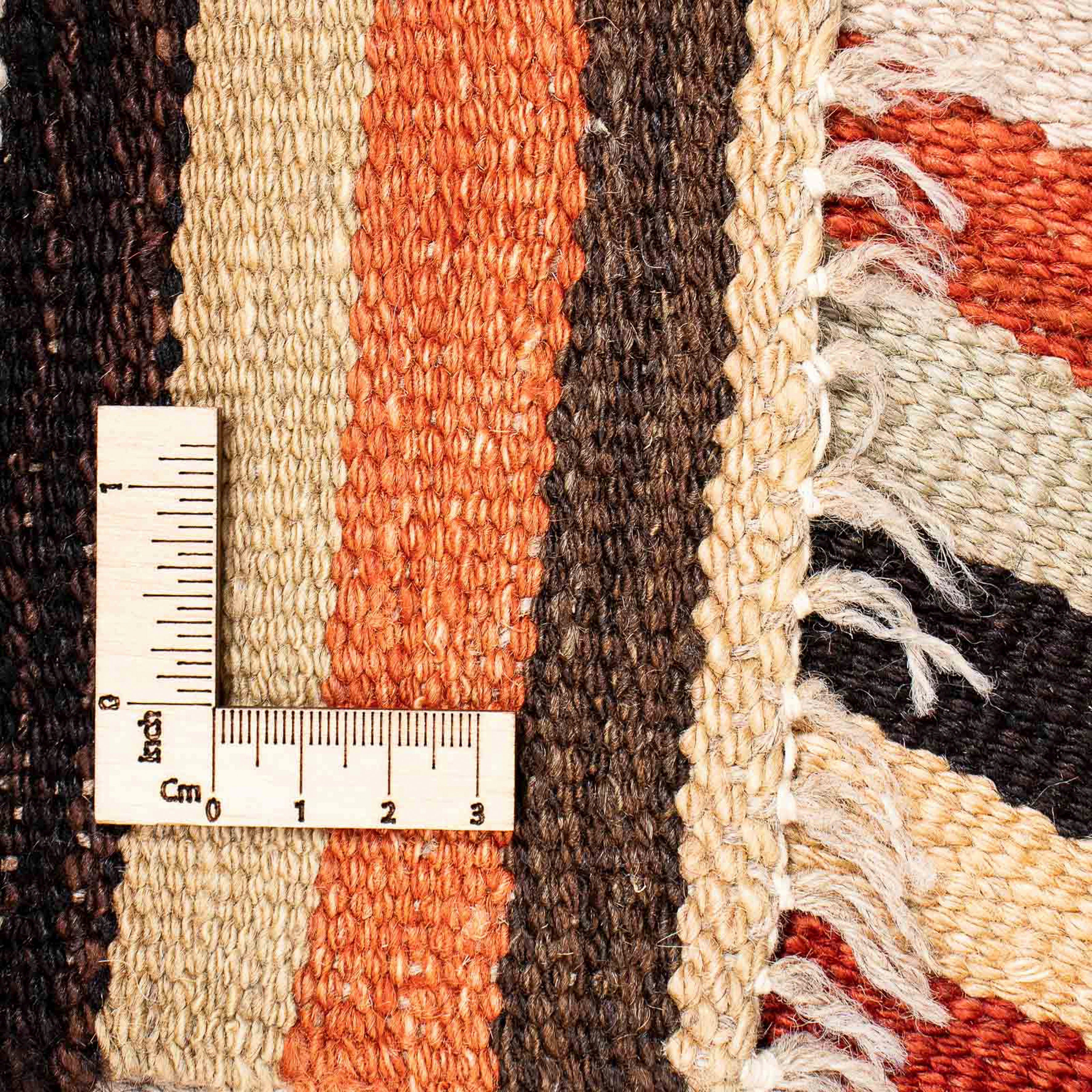 Wollteppich Kelim - Oriental - - 4 Einzelstück mehrfarbig, morgenland, x cm Wohnzimmer, mm, rechteckig, 210 Höhe: 138