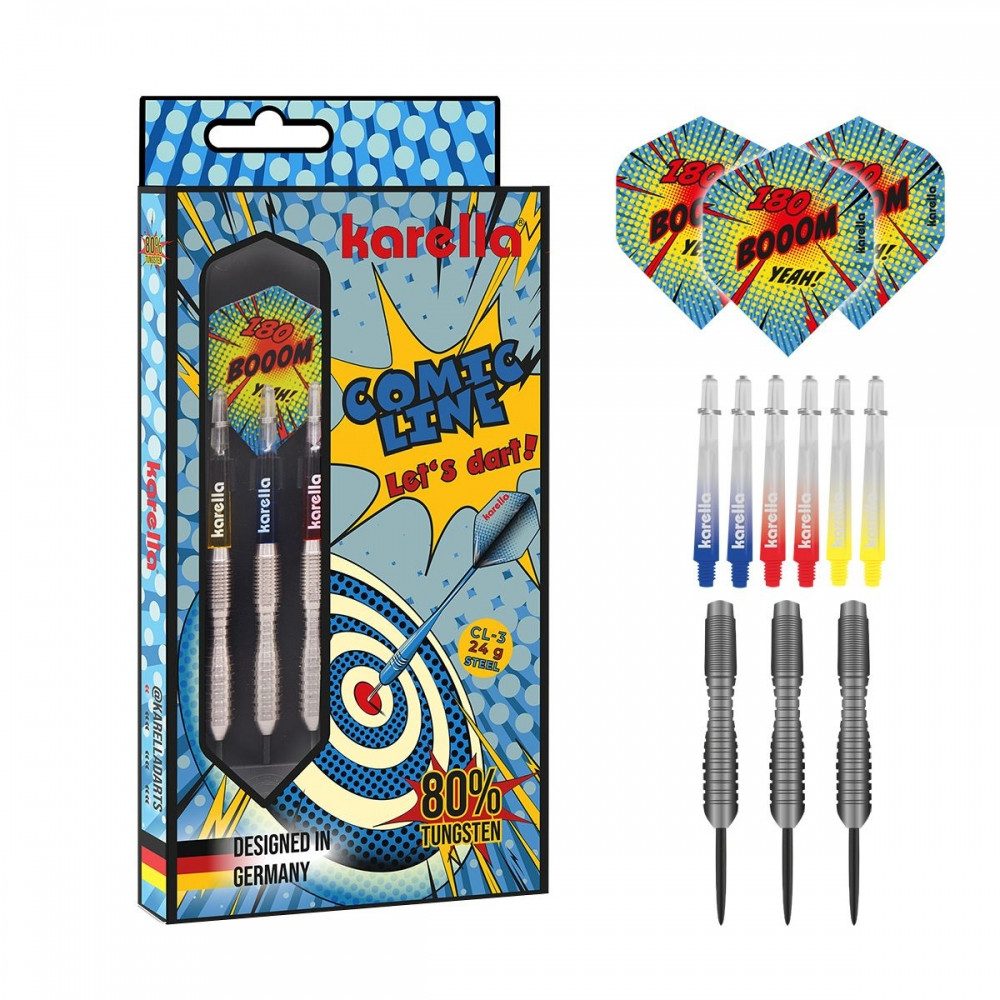 Dartpfeil Karella Steeldart CL-3 24 g - Profi-Darts