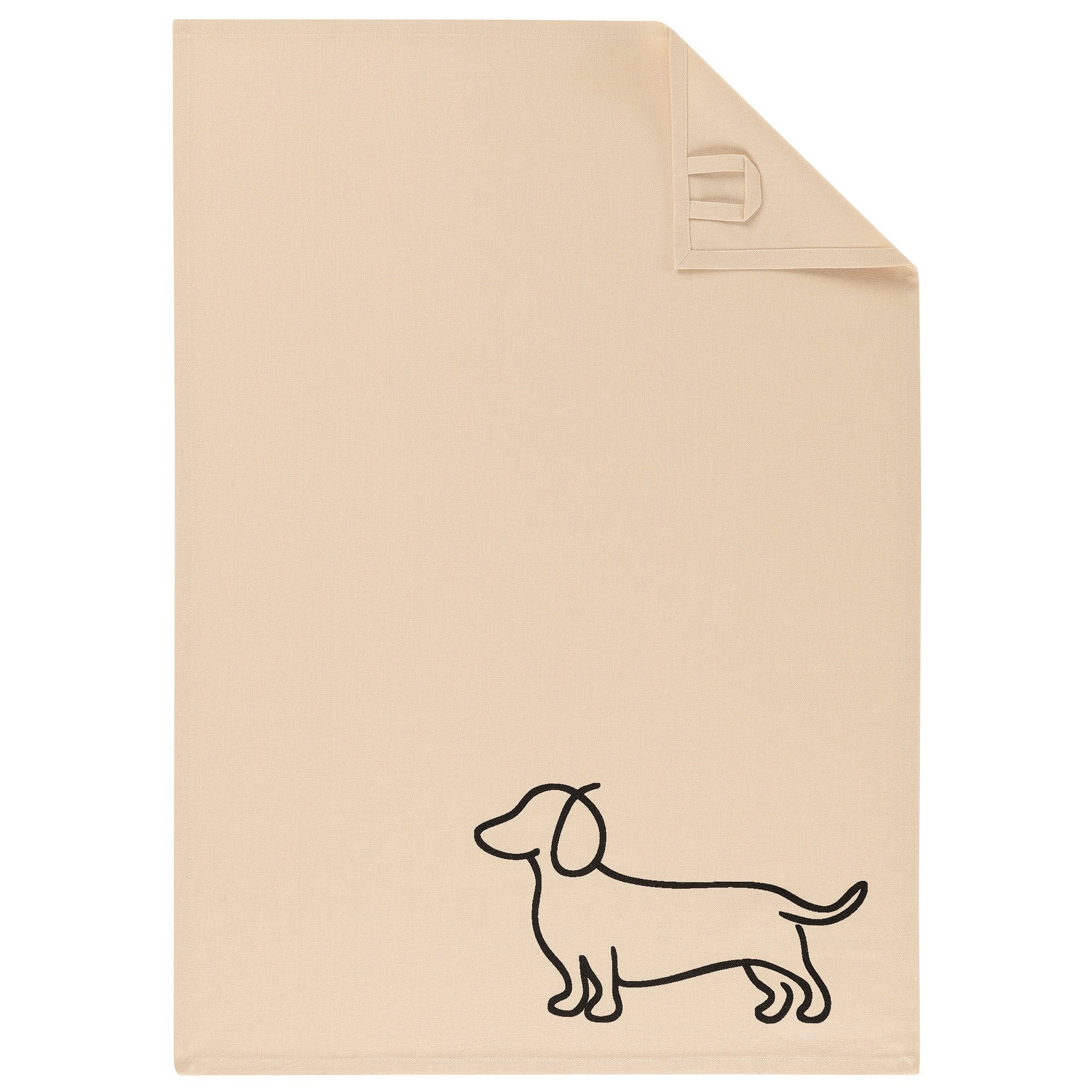 Cawö Home Geschirrtuch Cuisine WE LOVE DOGS Companion 6248, (1-tlg) von Cawö Home