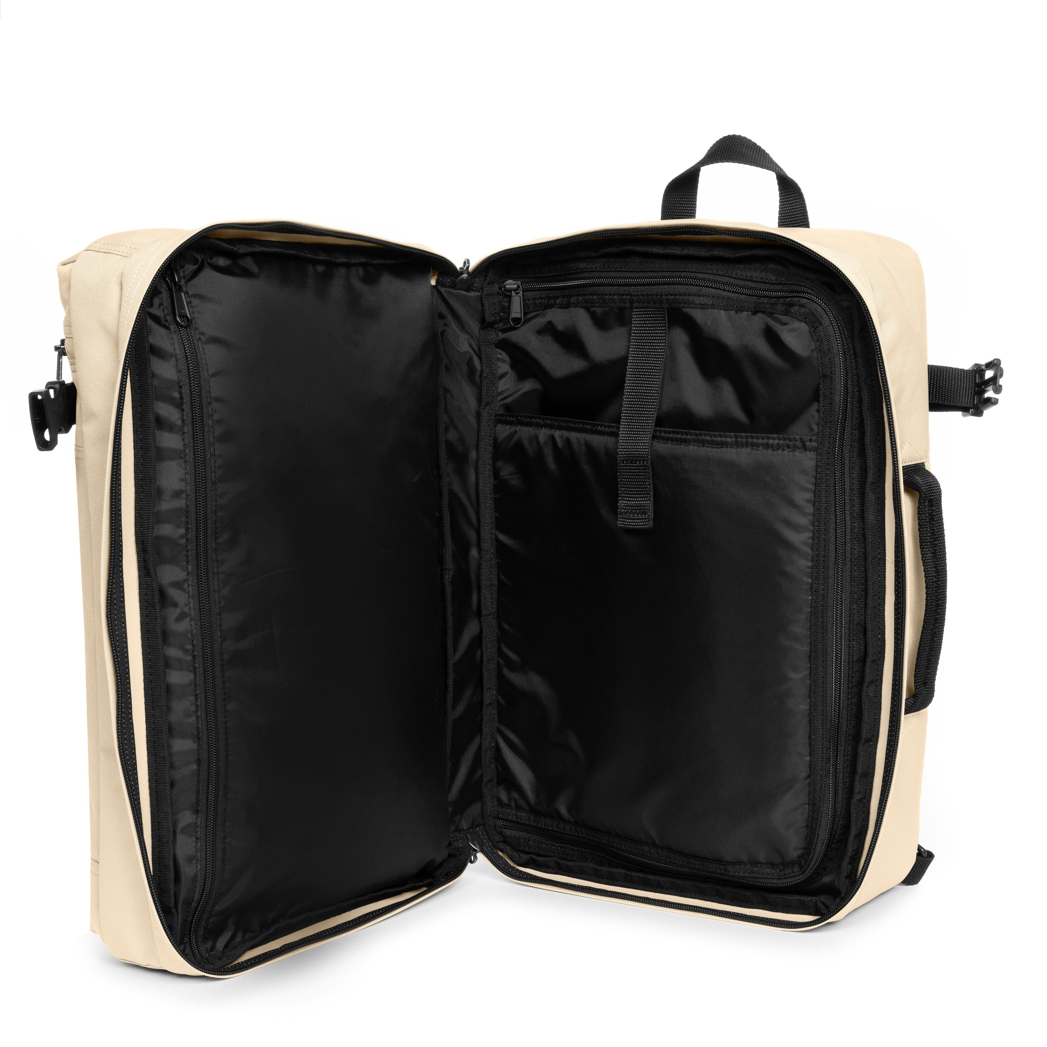 Eastpak Freizeitrucksack TRANSIT'R PACK Cloth Beige, Reisetasche Sporttasche Reisegepäck Duffle-Tasche
