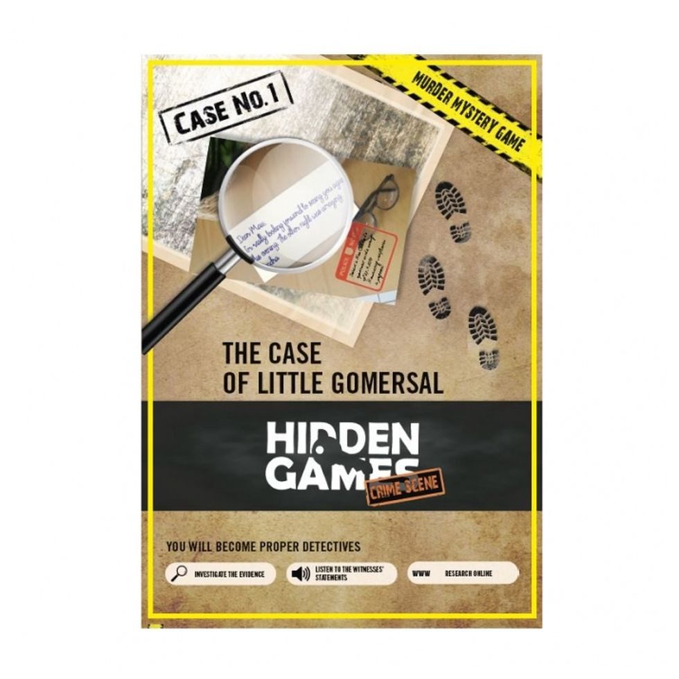 Hidden Games Spiel, Hidden Games Crime Scene - Case 1 - The Little Gomersal Case - englisch