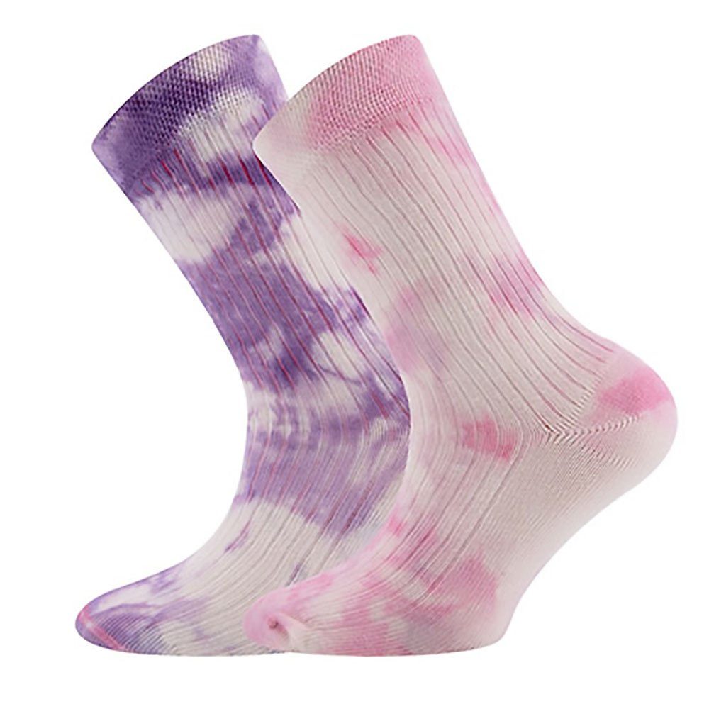Socken Socken 2er Pack Batik/Rippe