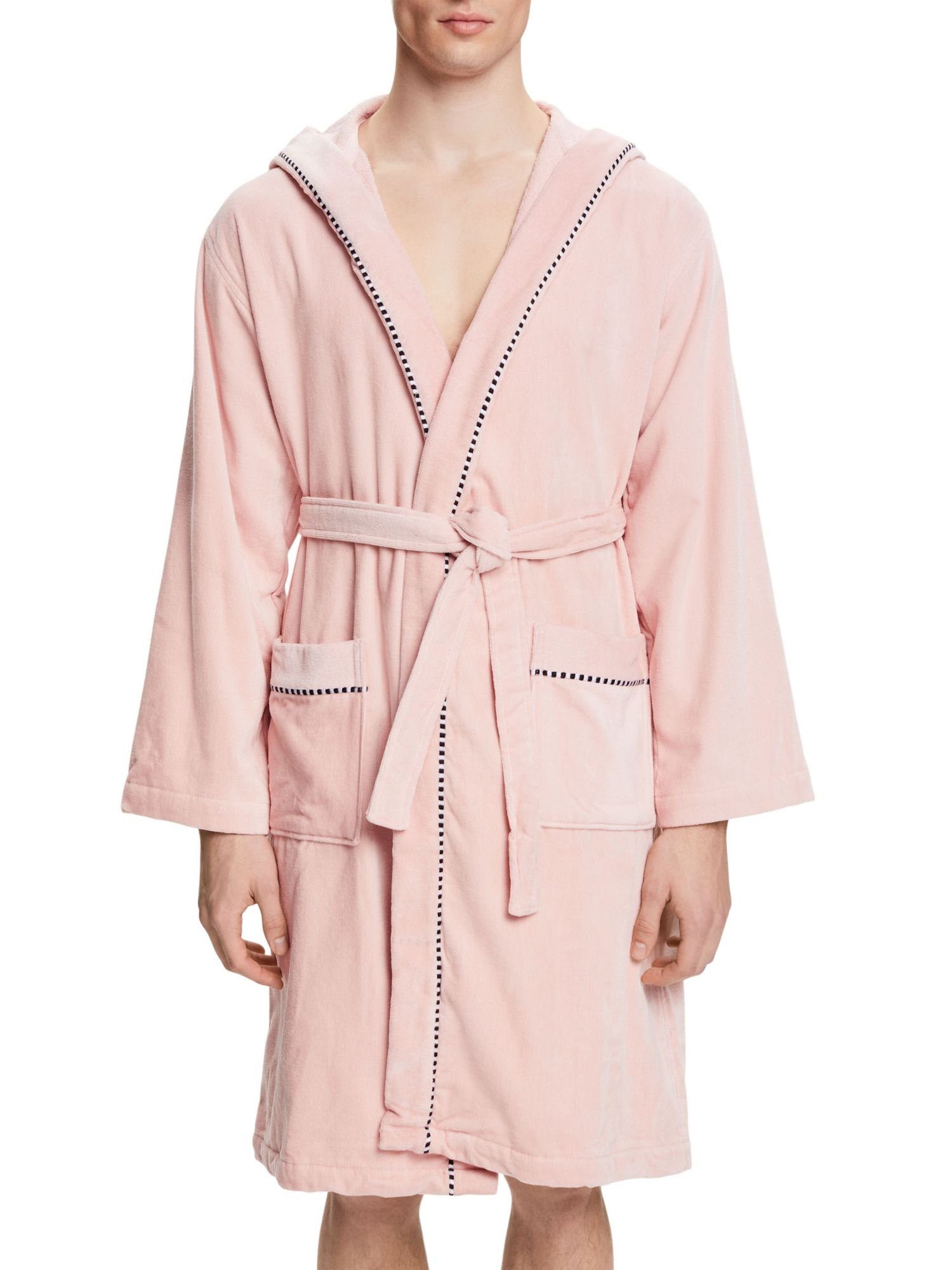 ROSE Velours-Bademantel, Unisex-Bademantel Esprit Baumwolle, 100% Baumwolle