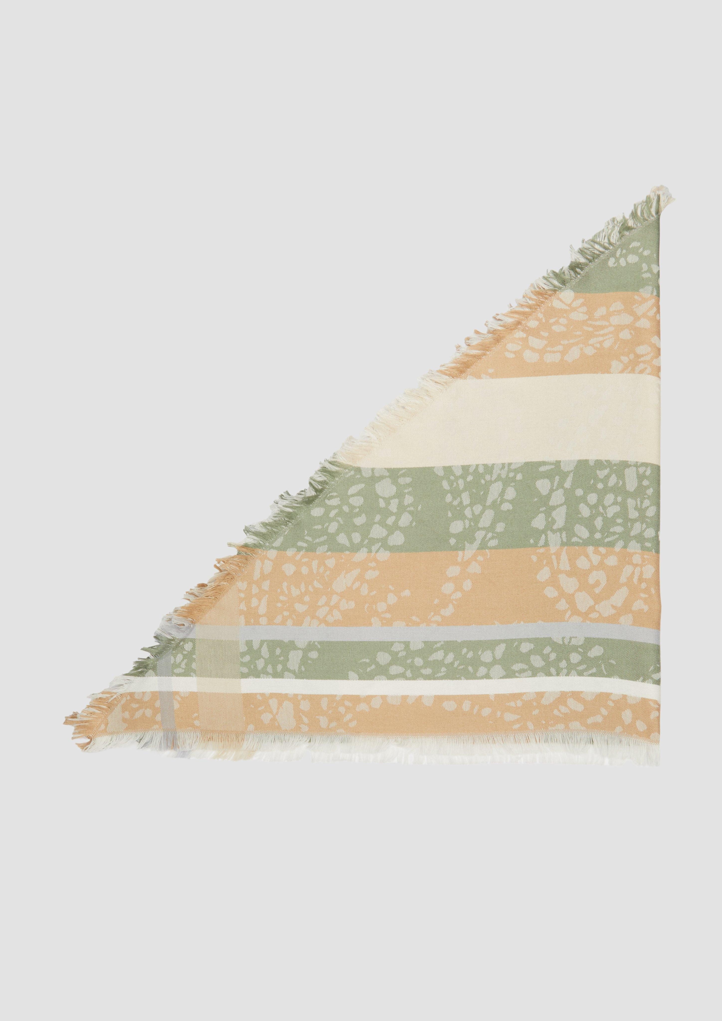 s.Oliver Halstuch Jacquard-Schal mit abstraktem Paisleymuster, günstig online kaufen