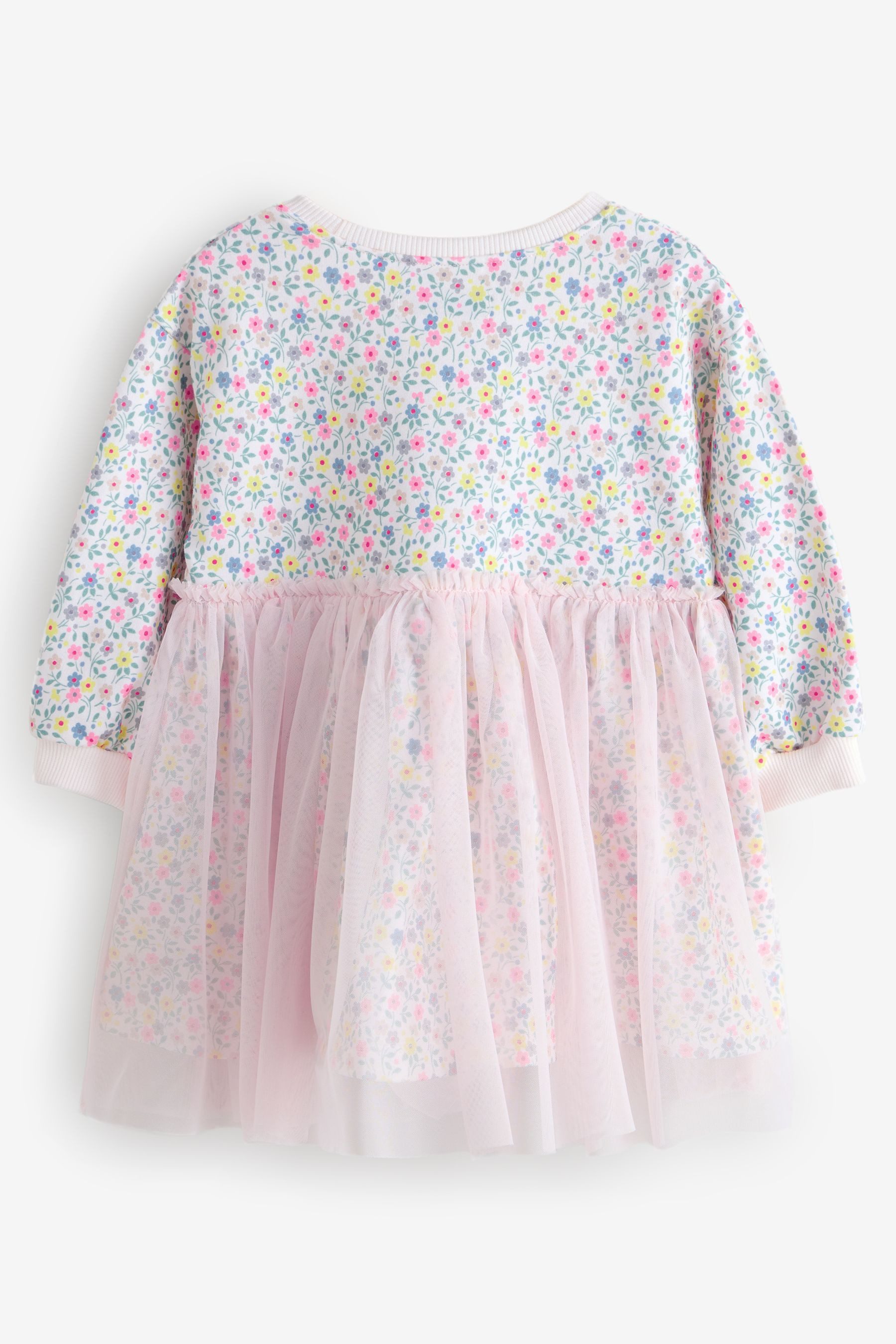 Next Tüllkleid Cath Kidston Sweatshirtkleid mit Mesh (1-tlg) – Bild 2 von 5